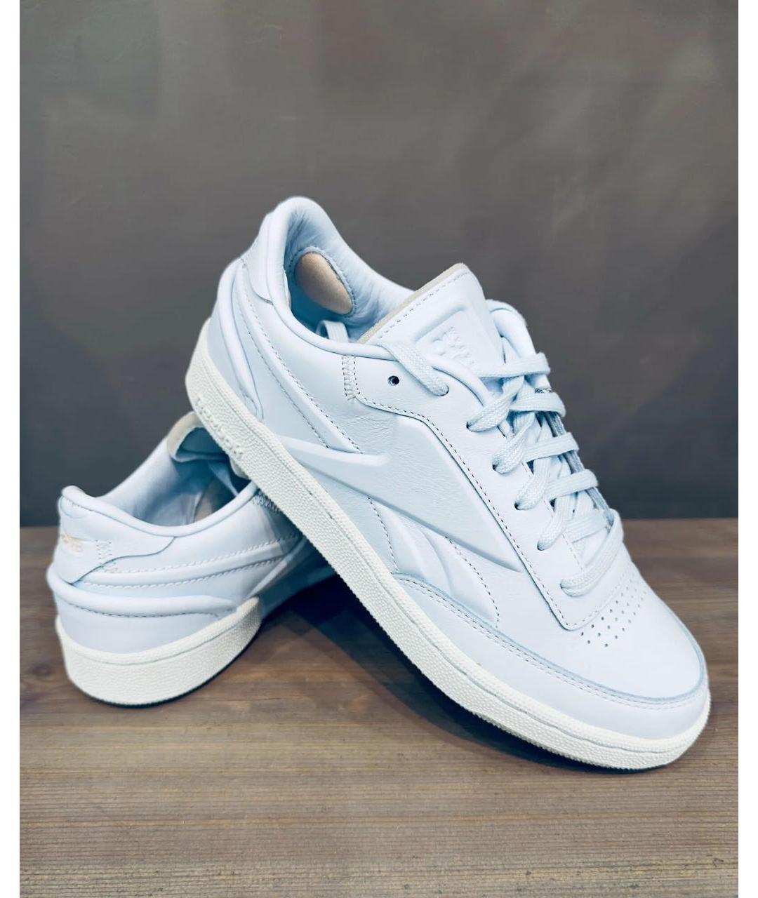 REEBOK Бирюзовые кожаные кеды, фото 6