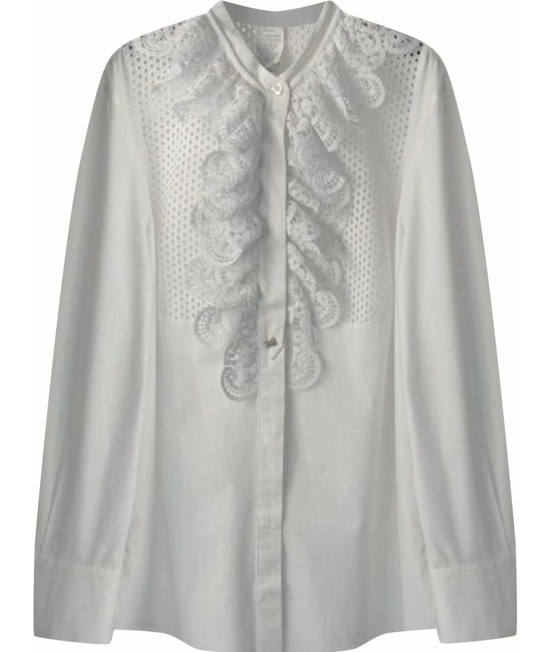 MAX MARA Белая хлопковая блузы, фото 1