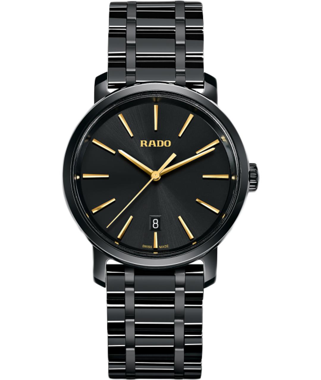 RADO Черные керамические часы, фото 1