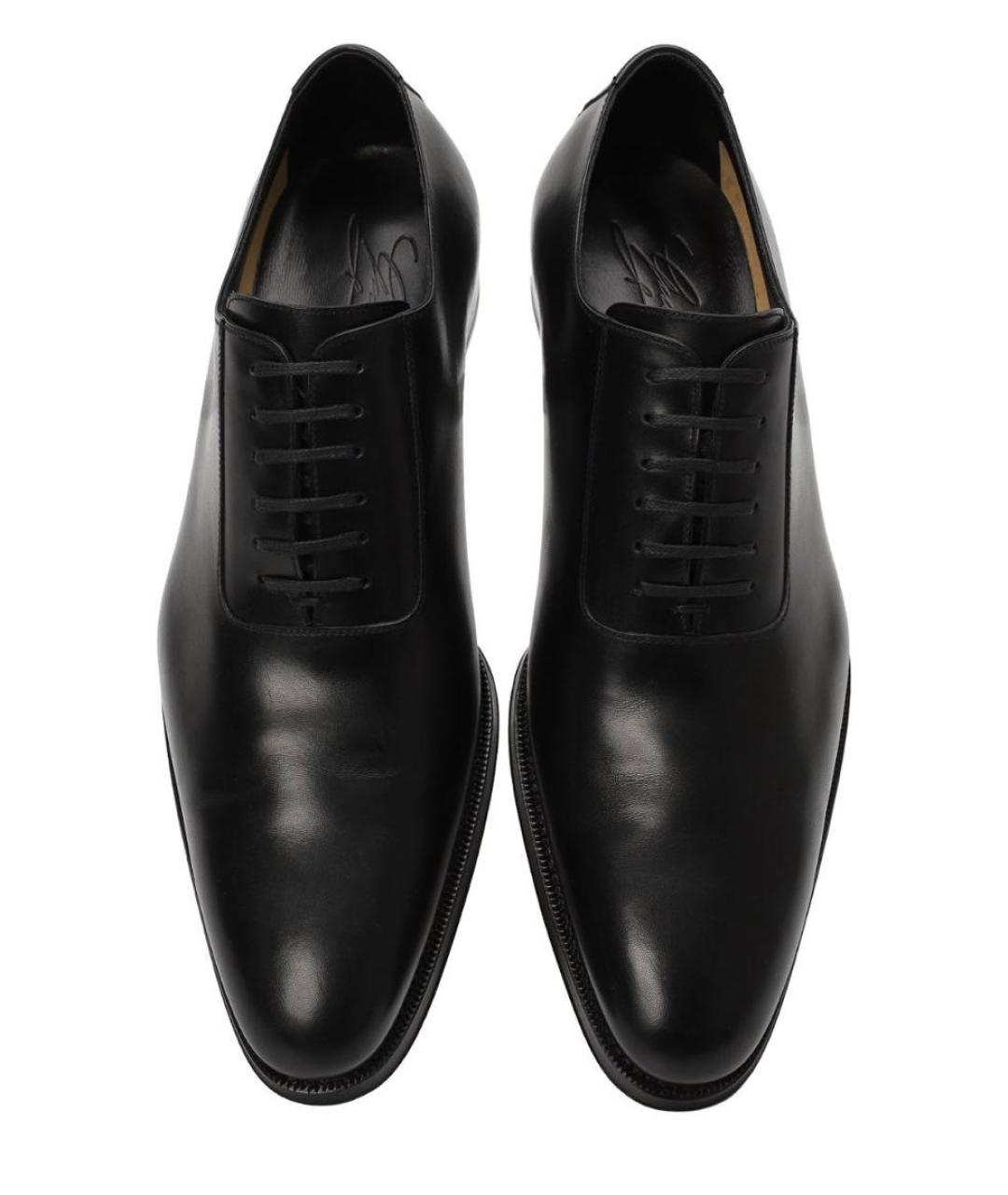 GUCCI Черные кожаные туфли, фото 2
