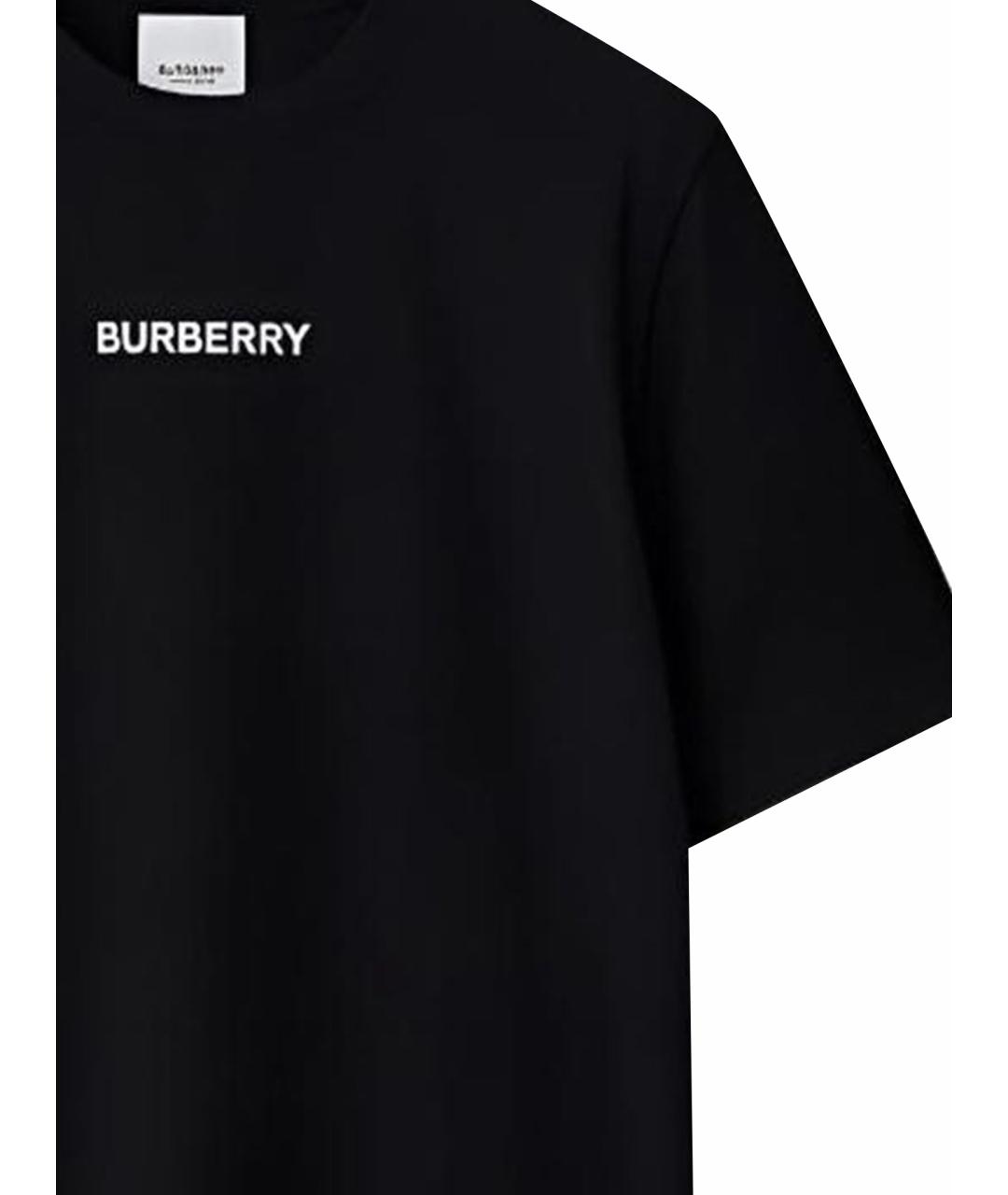 BURBERRY Черная футболка, фото 6