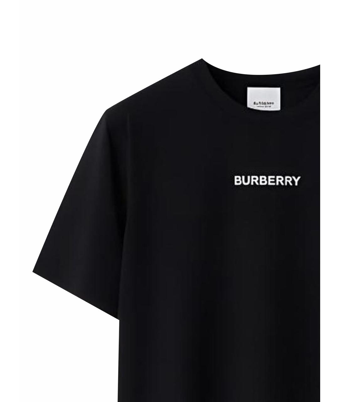 BURBERRY Черная футболка, фото 5