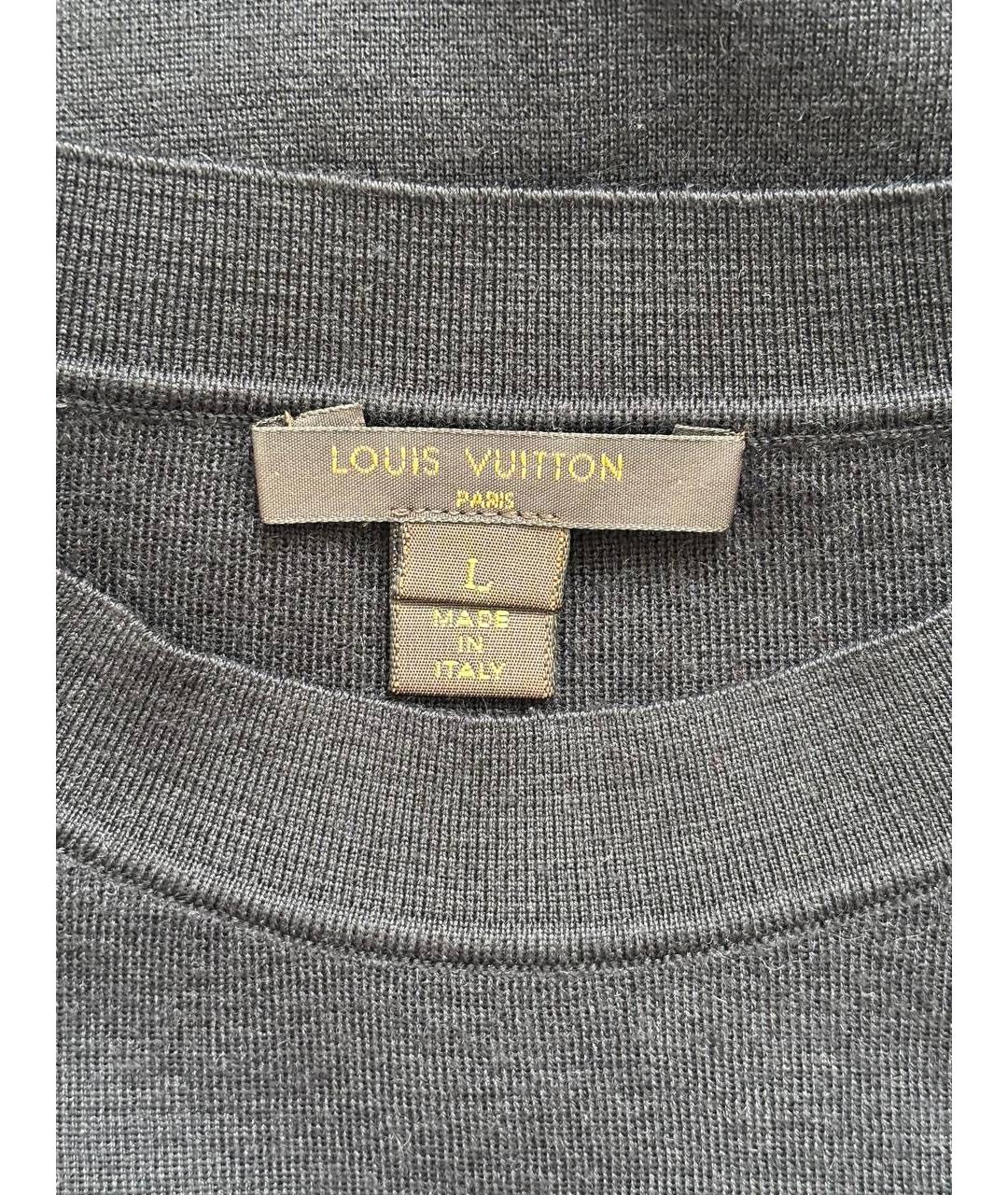 LOUIS VUITTON Черное повседневное платье, фото 3