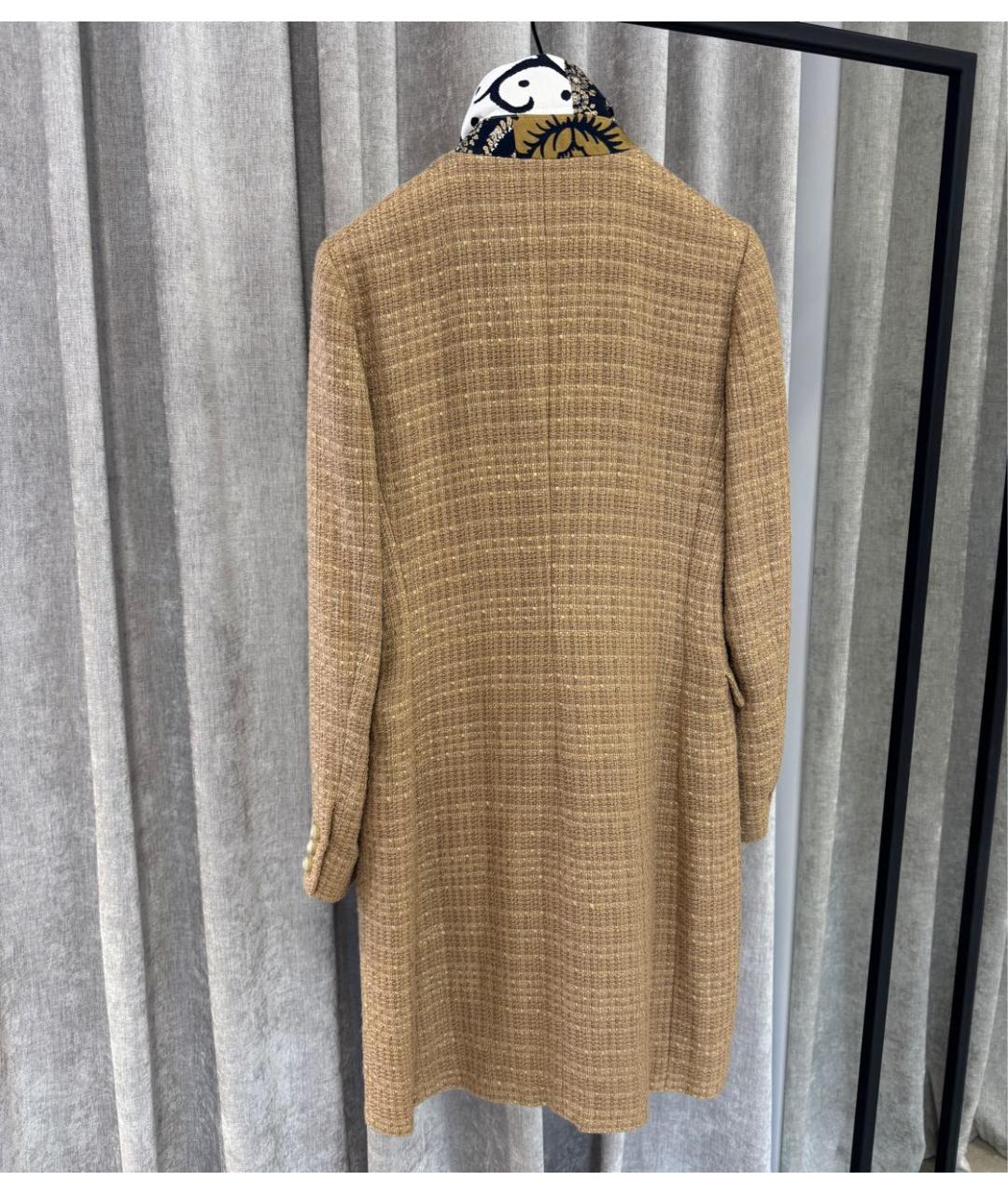 ETRO Бежевое льняное пальто, фото 2