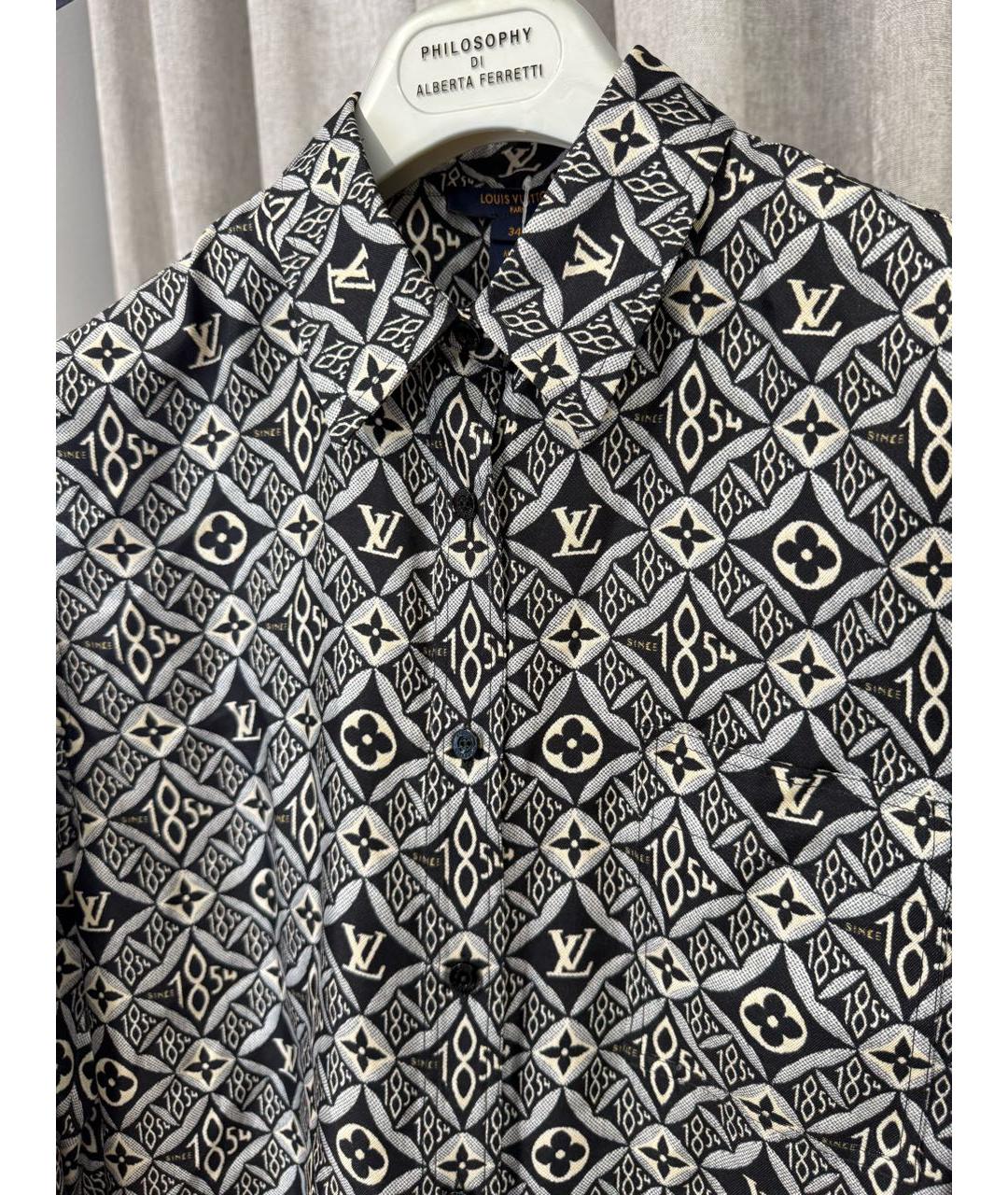 LOUIS VUITTON Темно-синяя блузы, фото 4
