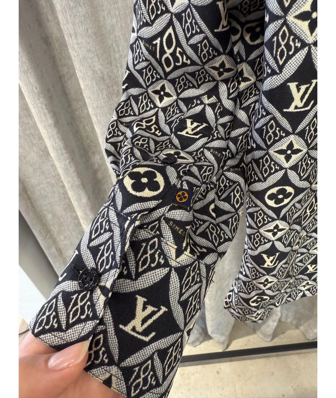 LOUIS VUITTON Темно-синяя блузы, фото 3
