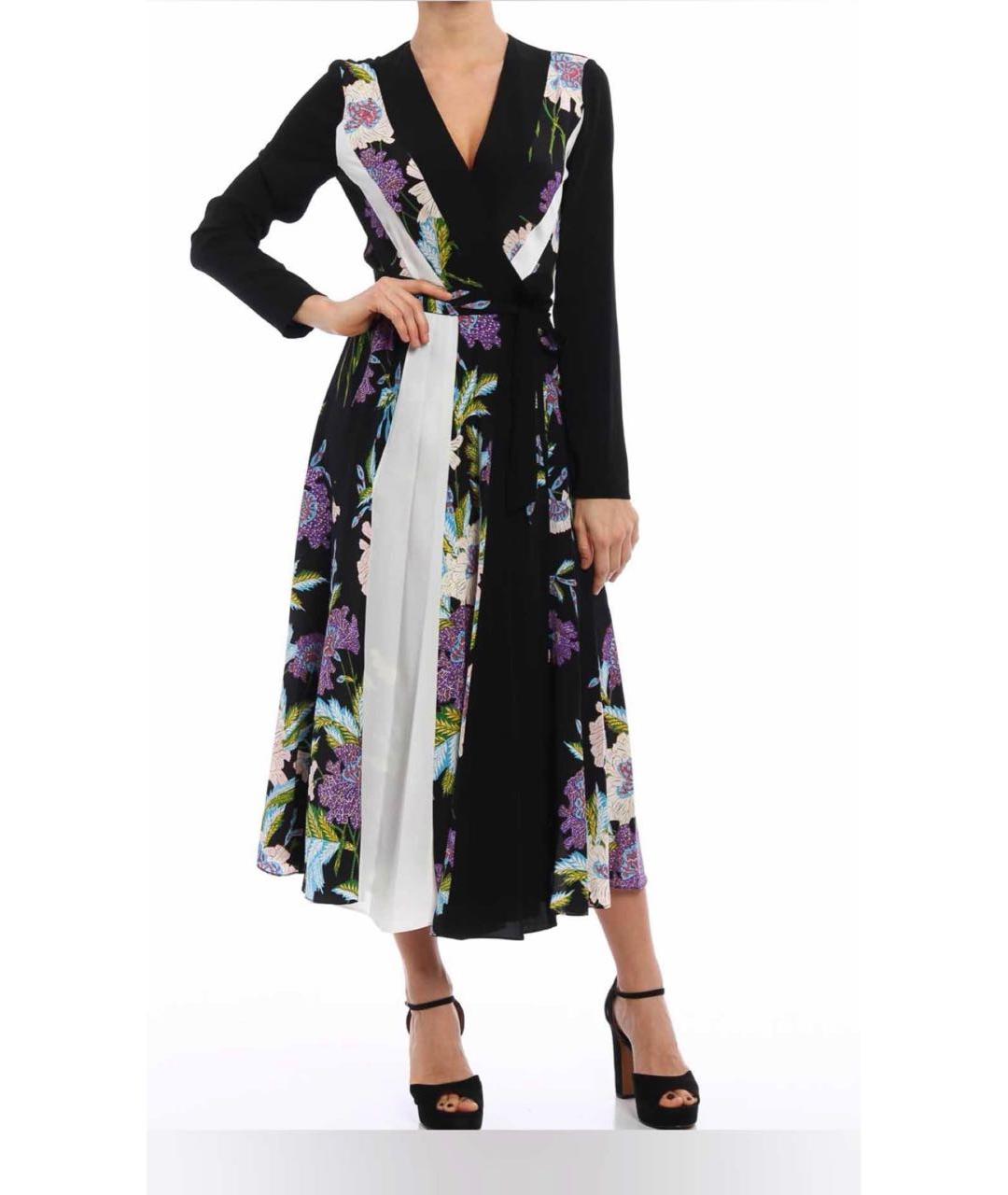 DIANE VON FURSTENBERG Мульти шелковое коктейльное платье, фото 4