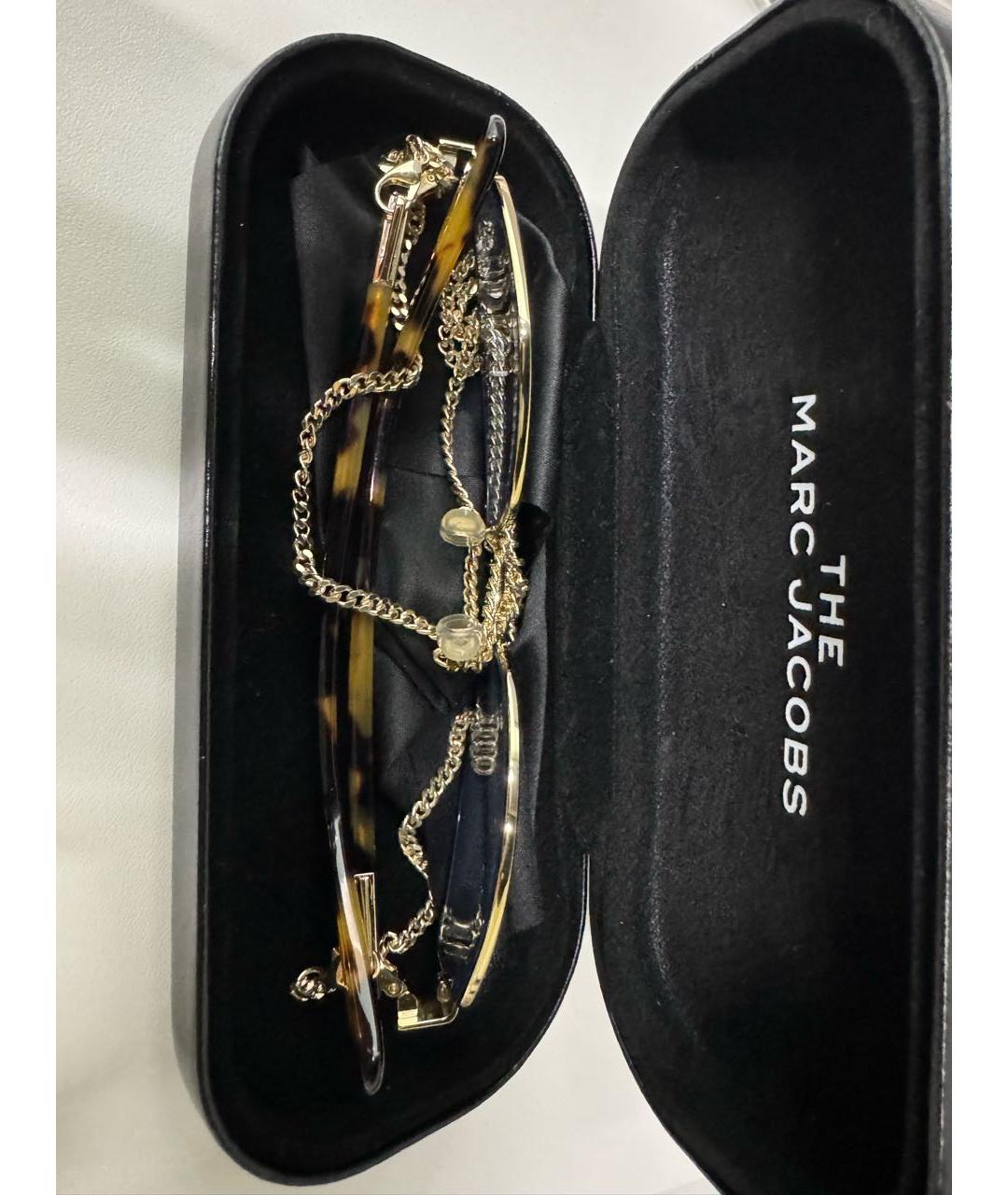 MARC JACOBS Голубые металлические солнцезащитные очки, фото 3