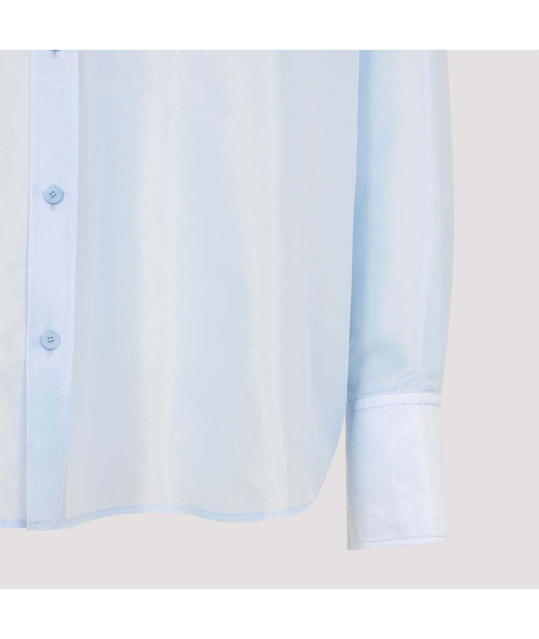 Carven Голубая полиэстеровая рубашка, фото 4