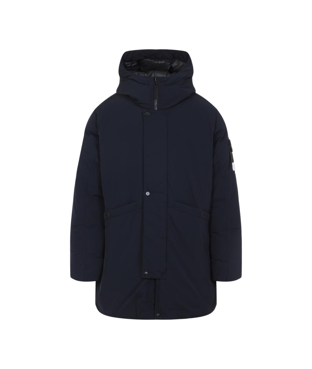 STONE ISLAND Синяя полиэстеровая парка, фото 1