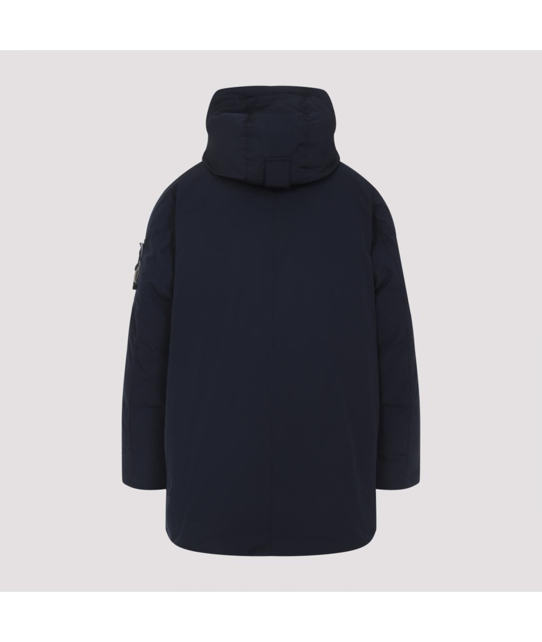 STONE ISLAND Синяя полиэстеровая парка, фото 4