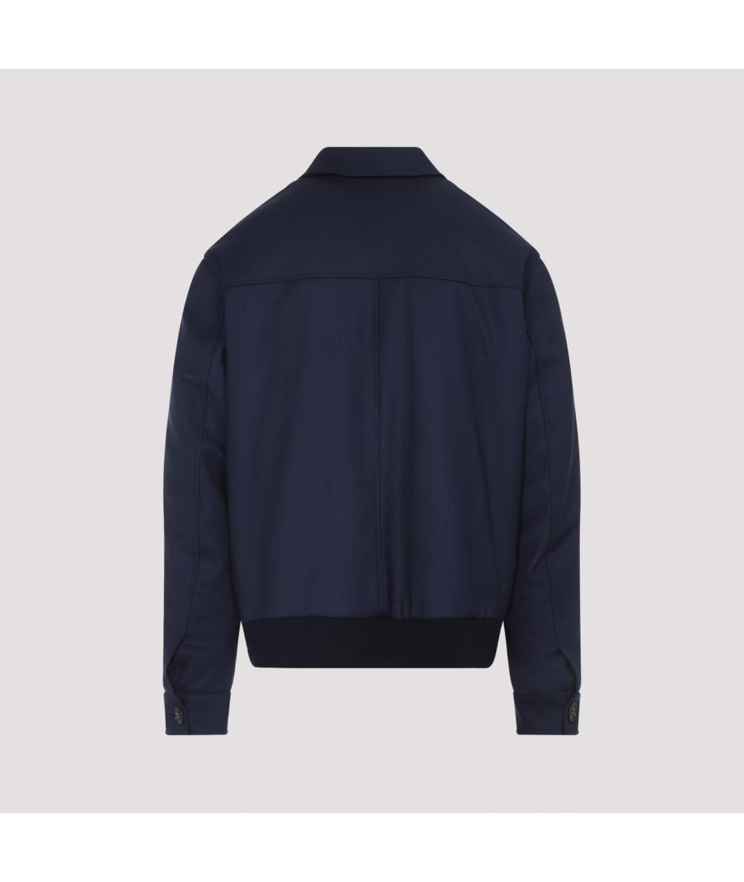 KITON Синяя шерстяная куртка, фото 4