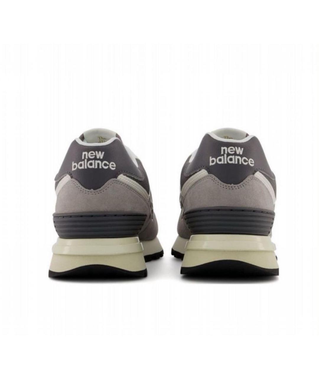 NEW BALANCE Бежевые замшевые низкие кроссовки / кеды, фото 4