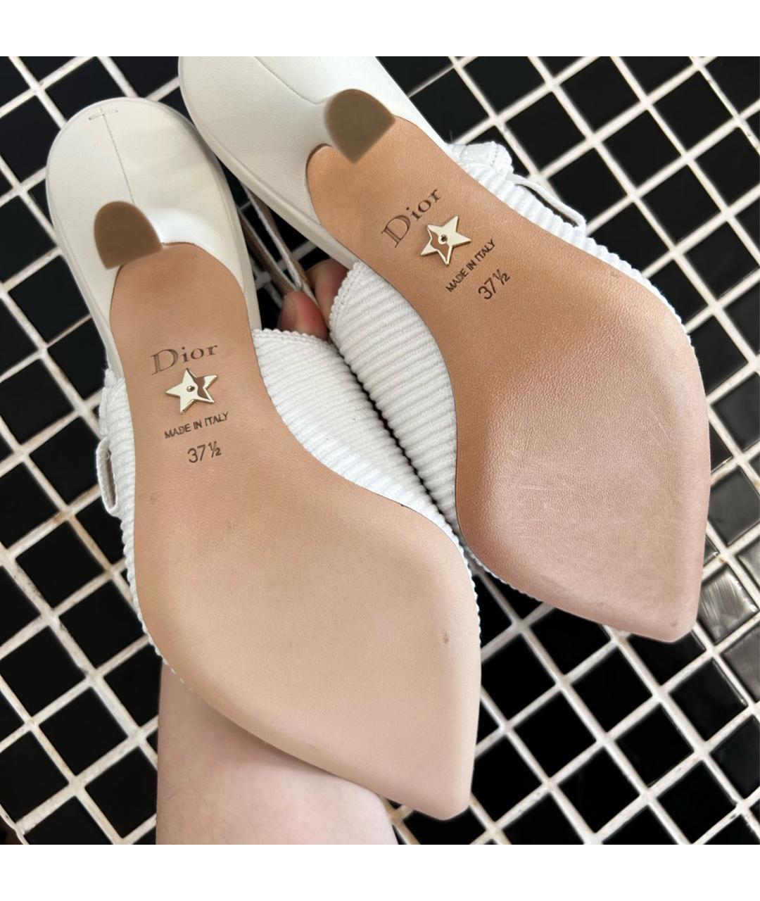 CHRISTIAN DIOR Белые туфли, фото 5