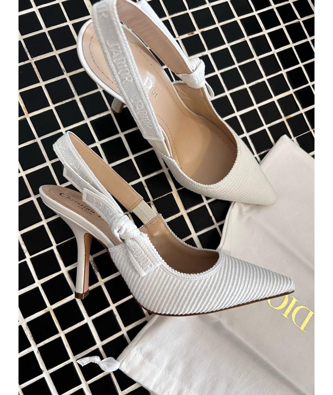 CHRISTIAN DIOR Белые туфли, фото 6
