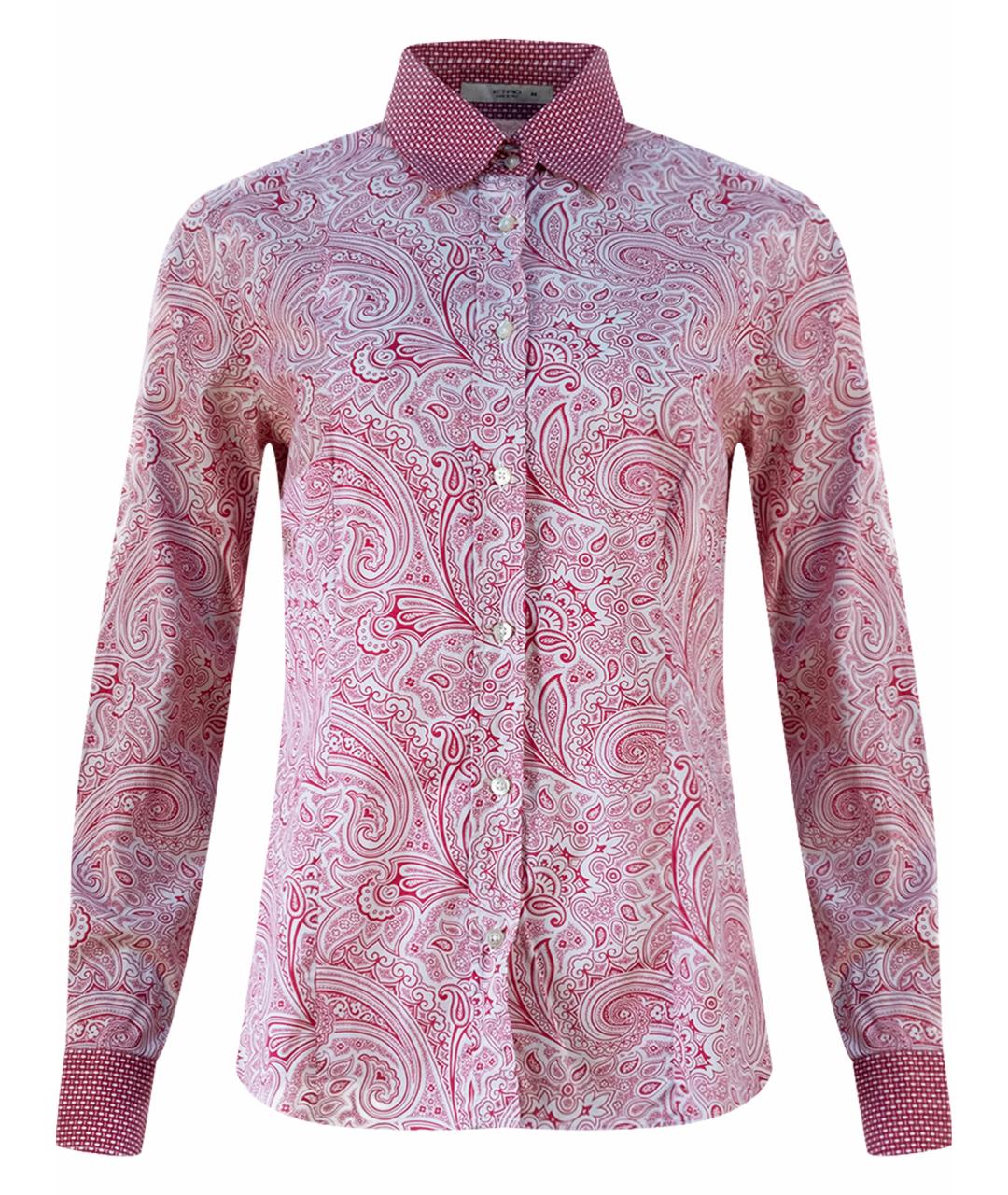 ETRO Красная хлопковая рубашка, фото 1