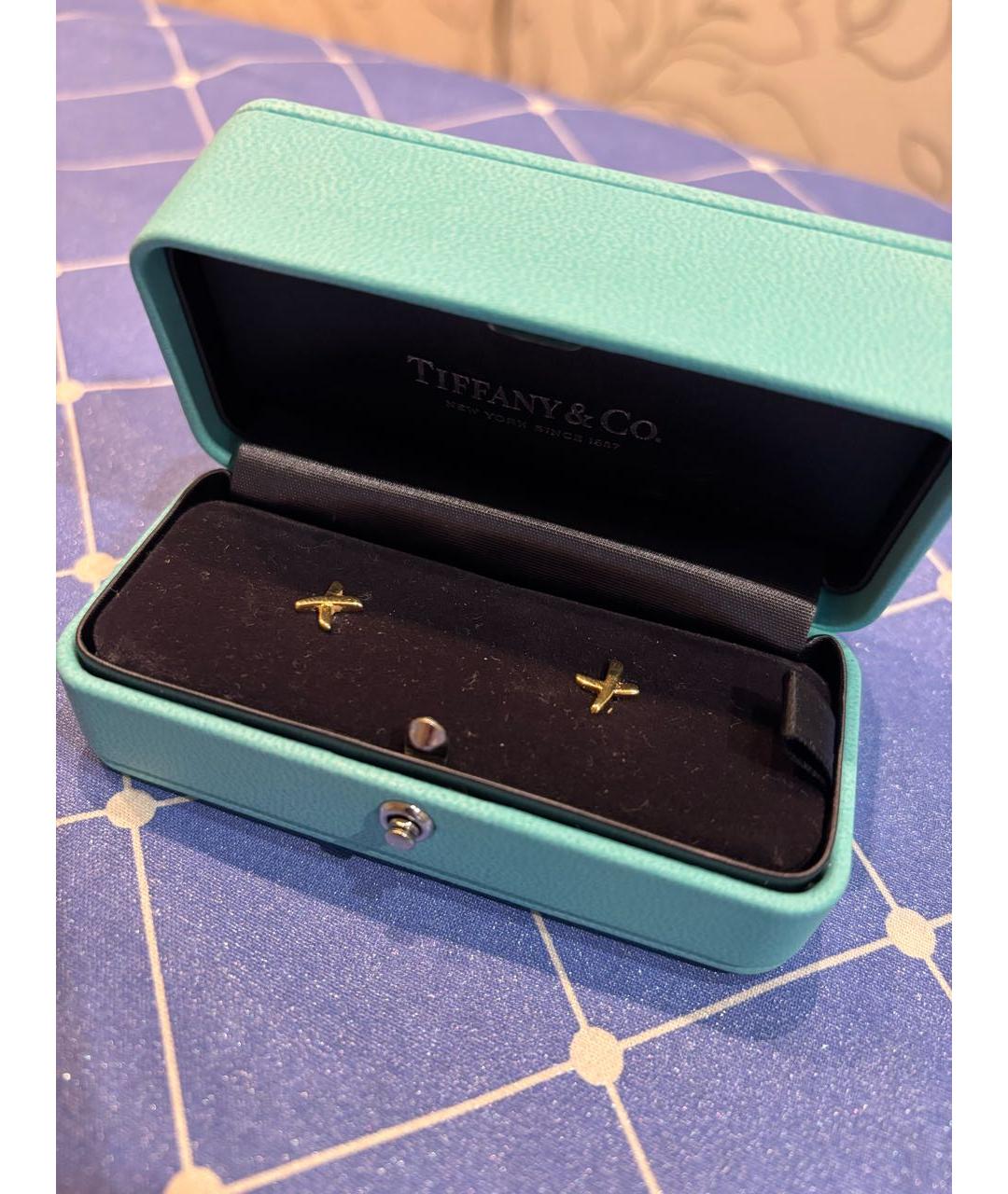 TIFFANY&CO Золотые серьги из желтого золота, фото 4
