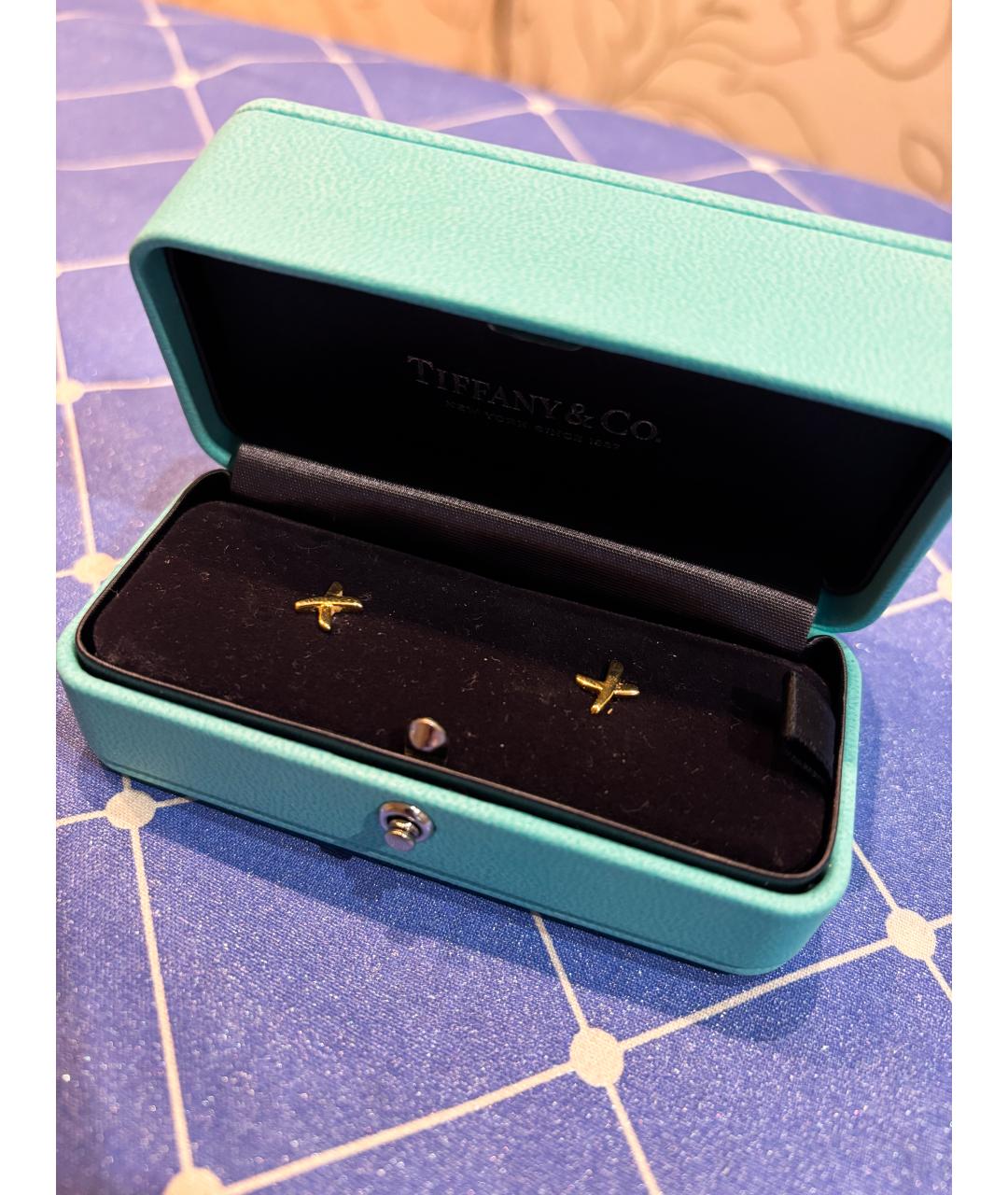 TIFFANY&CO Золотые серьги из желтого золота, фото 2