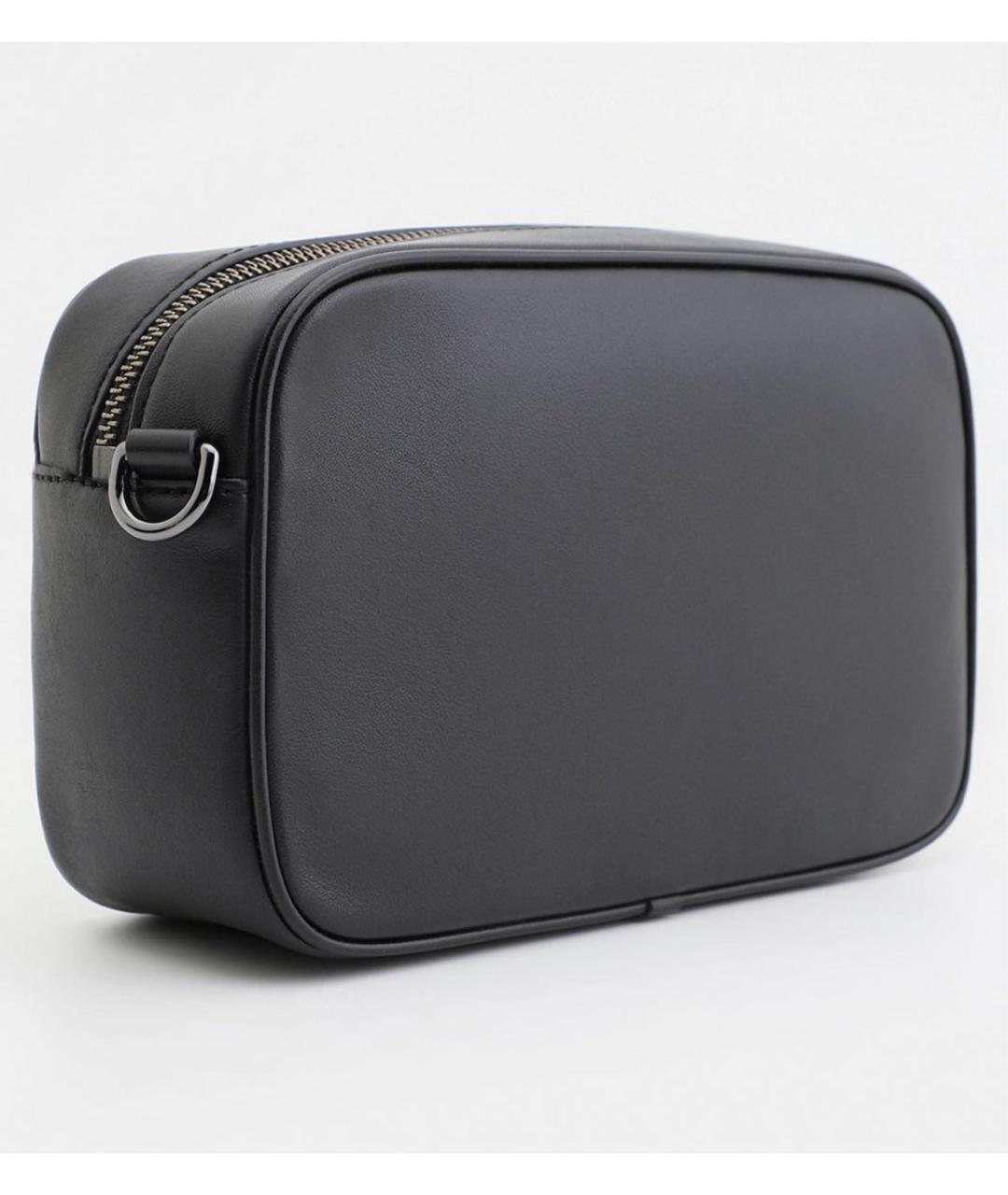 MARC JACOBS Черная кожаная сумка через плечо, фото 2