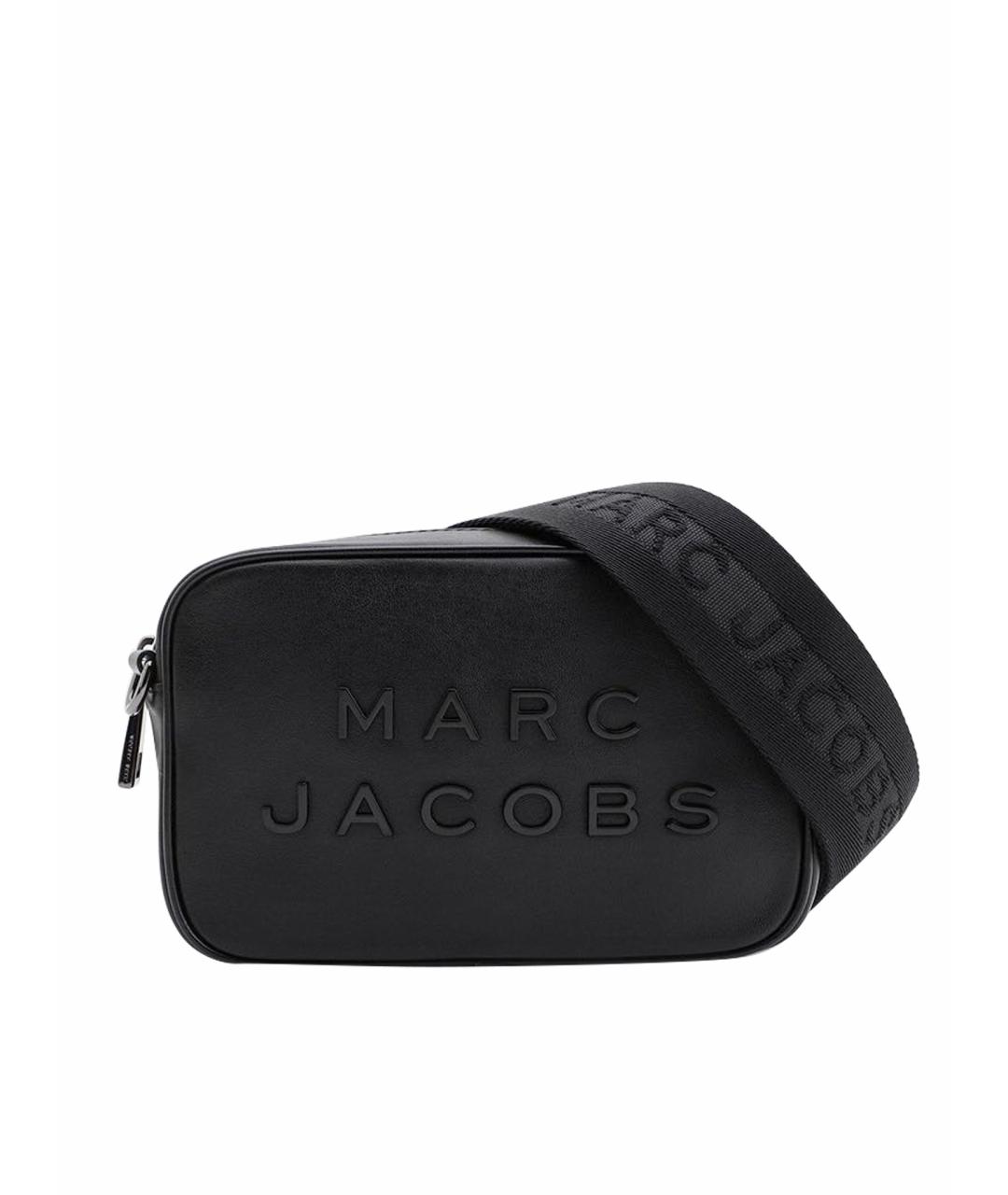 MARC JACOBS Черная кожаная сумка через плечо, фото 1