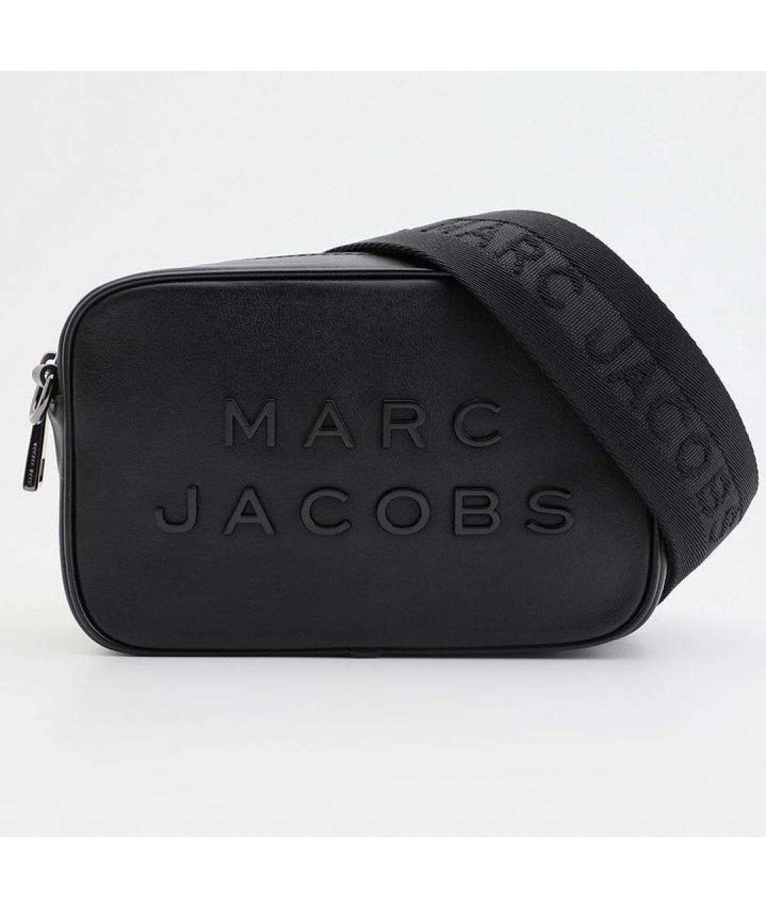 MARC JACOBS Черная кожаная сумка через плечо, фото 9