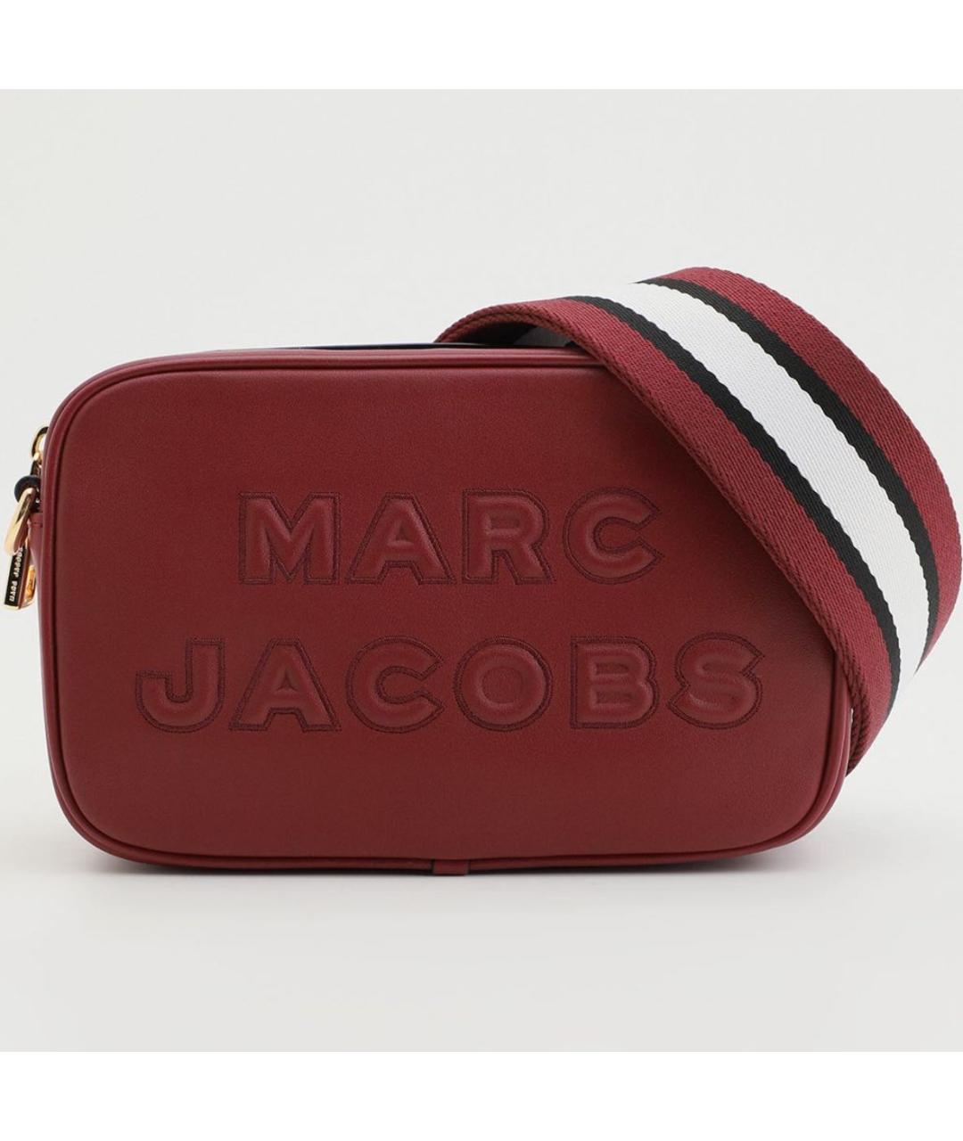 MARC JACOBS Бордовая кожаная сумка через плечо, фото 9