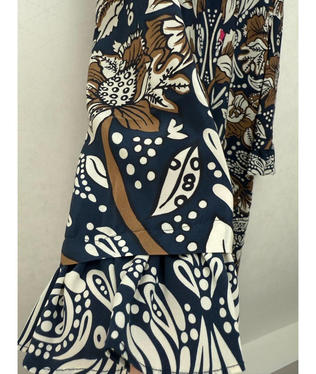 'S MAX MARA Мульти шелковое повседневное платье, фото 2