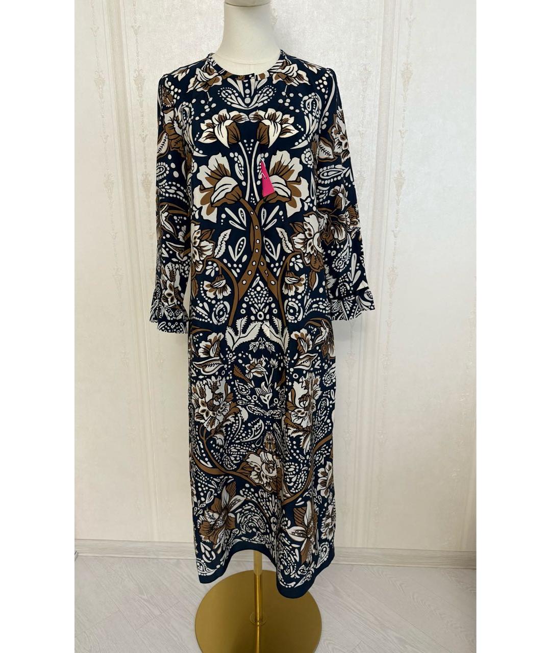 'S MAX MARA Мульти шелковое повседневное платье, фото 5