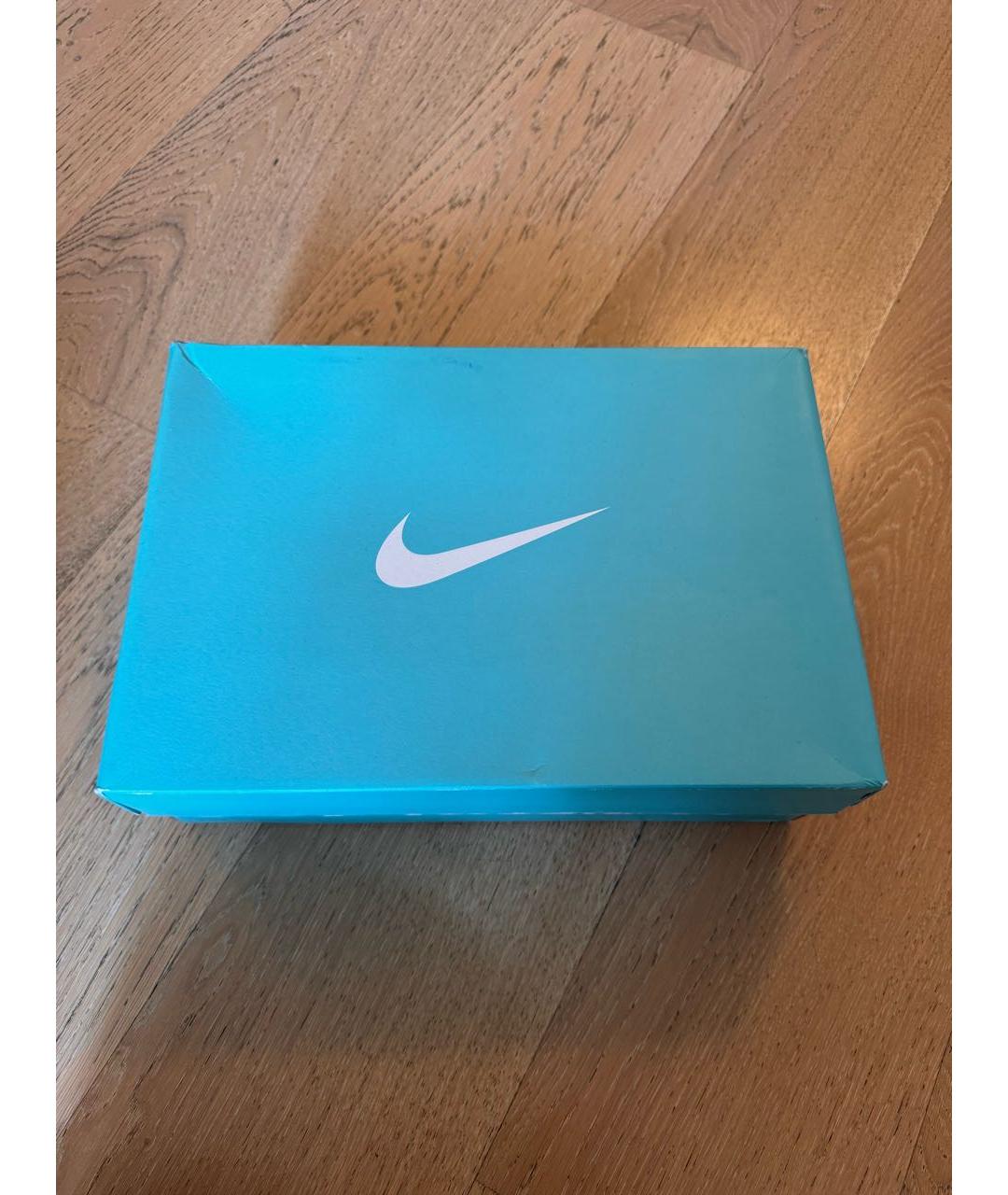 NIKE Черные замшевые низкие кроссовки / кеды, фото 6
