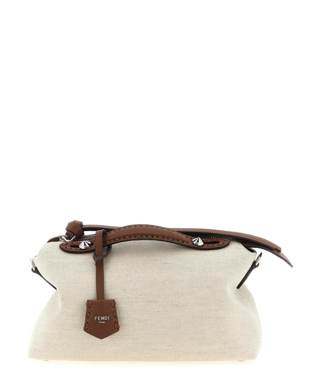 FENDI Бежевая сумка тоут, фото 1