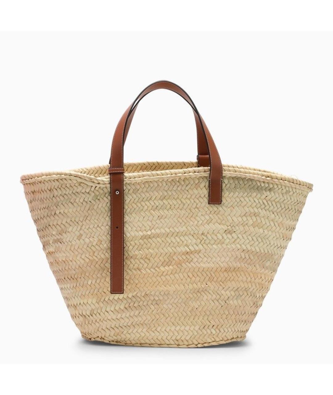 LOEWE Бежевая сумка тоут, фото 3