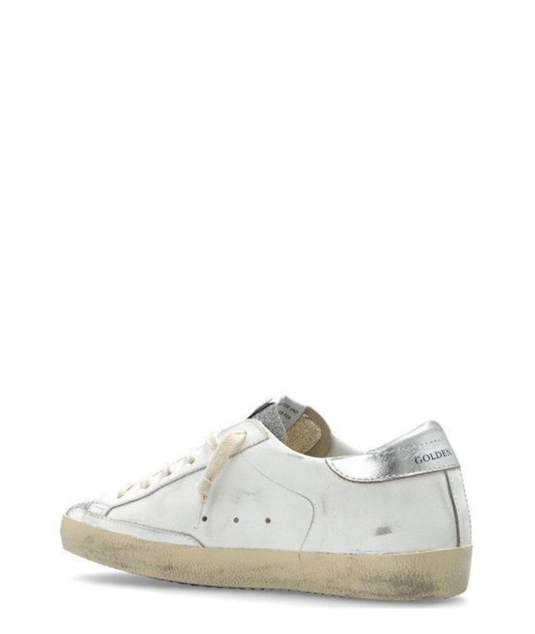 GOLDEN GOOSE DELUXE BRAND Белые кожаные кеды, фото 3
