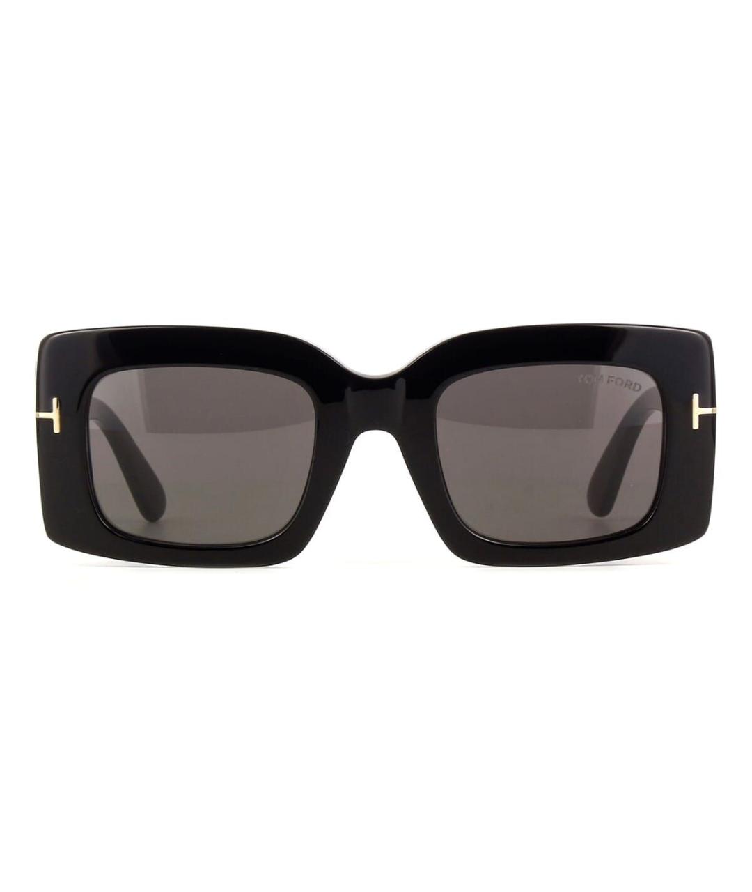 TOM FORD Черные пластиковые солнцезащитные очки, фото 2