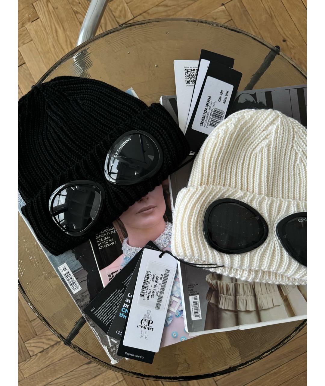 CP COMPANY Черная шерстяная шапка, фото 2
