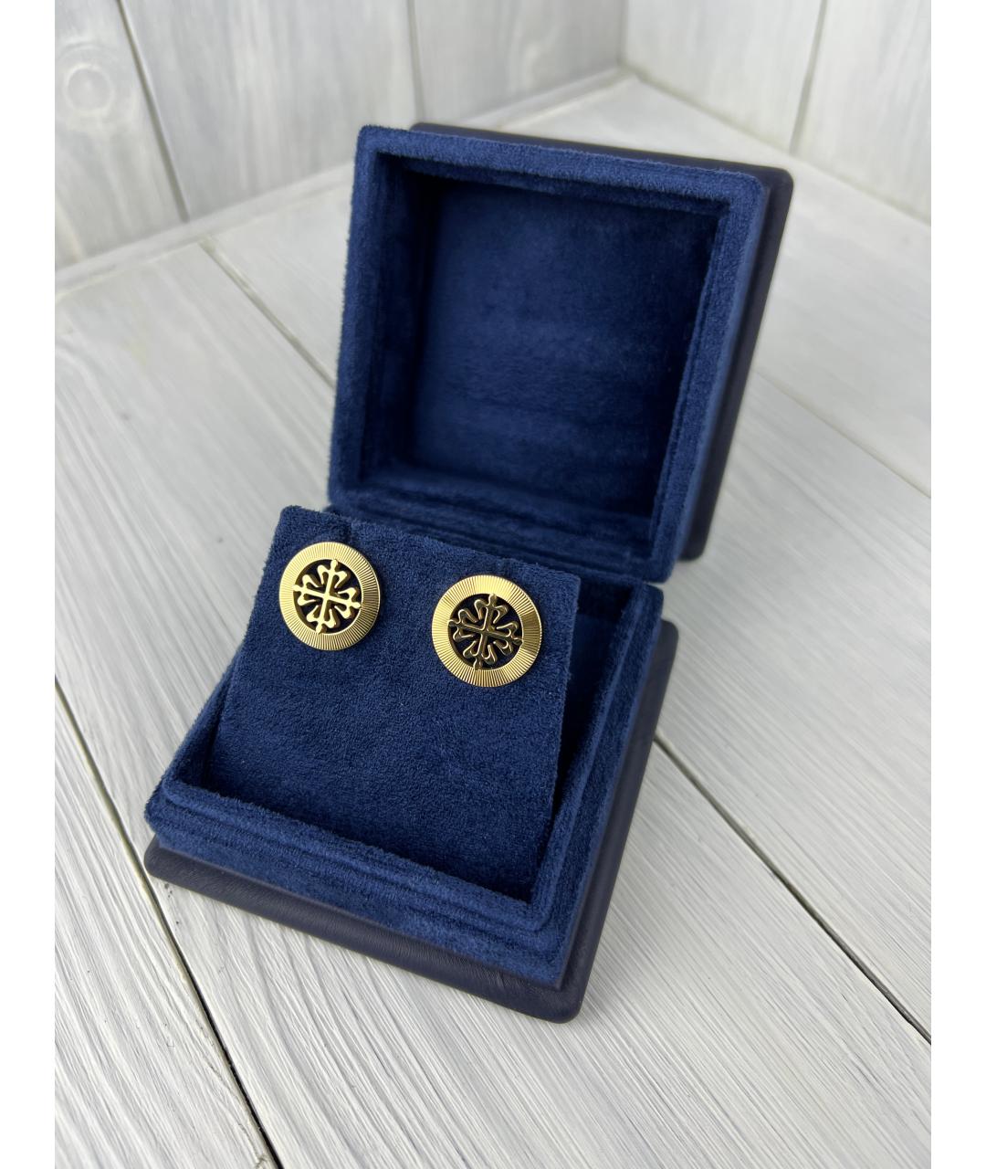 PATEK PHILIPPE Золотые запонки из желтого золота, фото 2