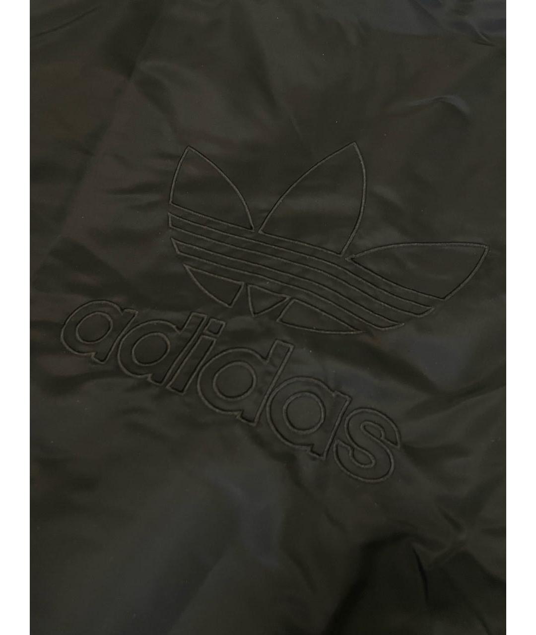 ADIDAS Черная полиэстеровая куртка, фото 6