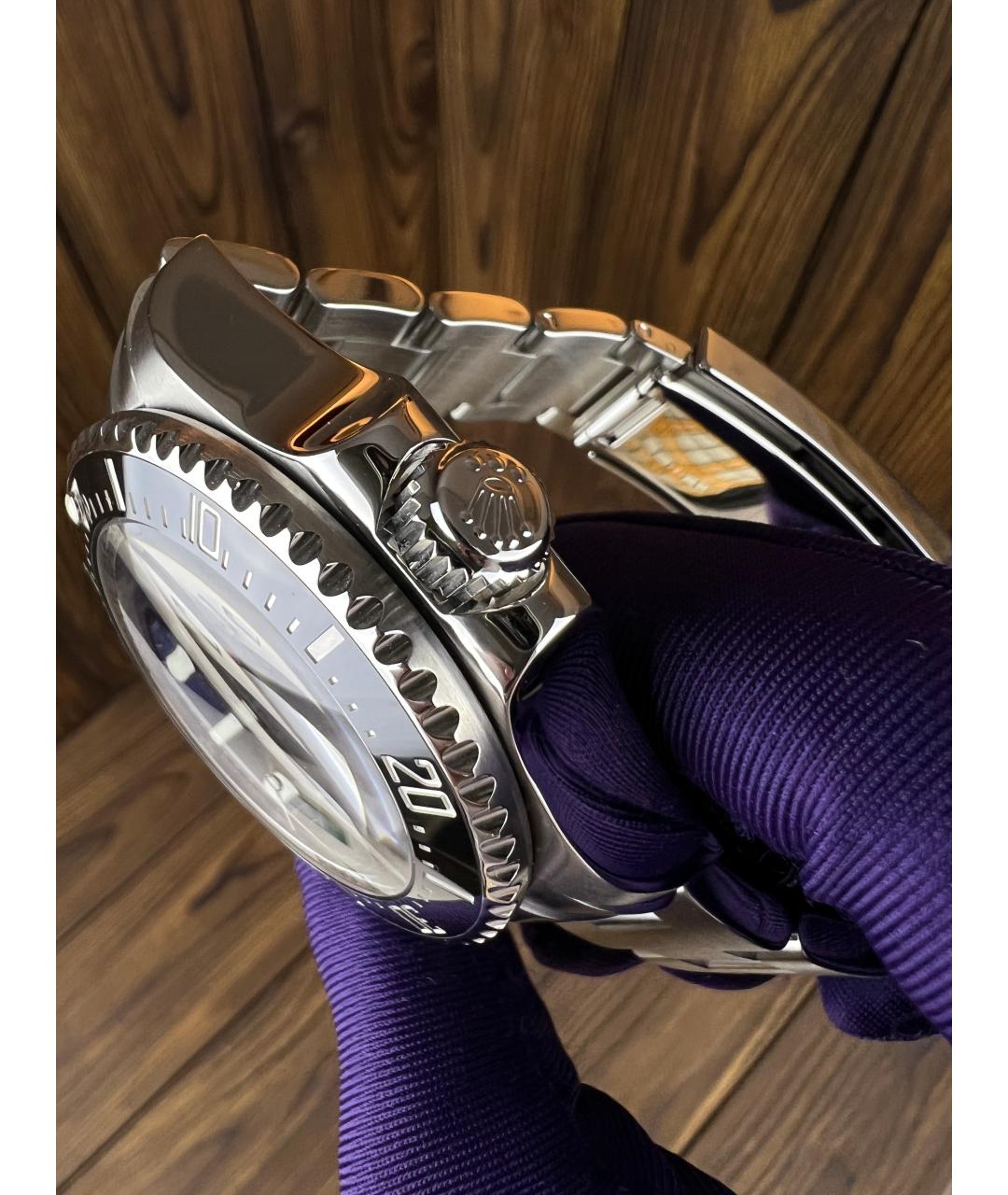 ROLEX Темно-синие часы, фото 4