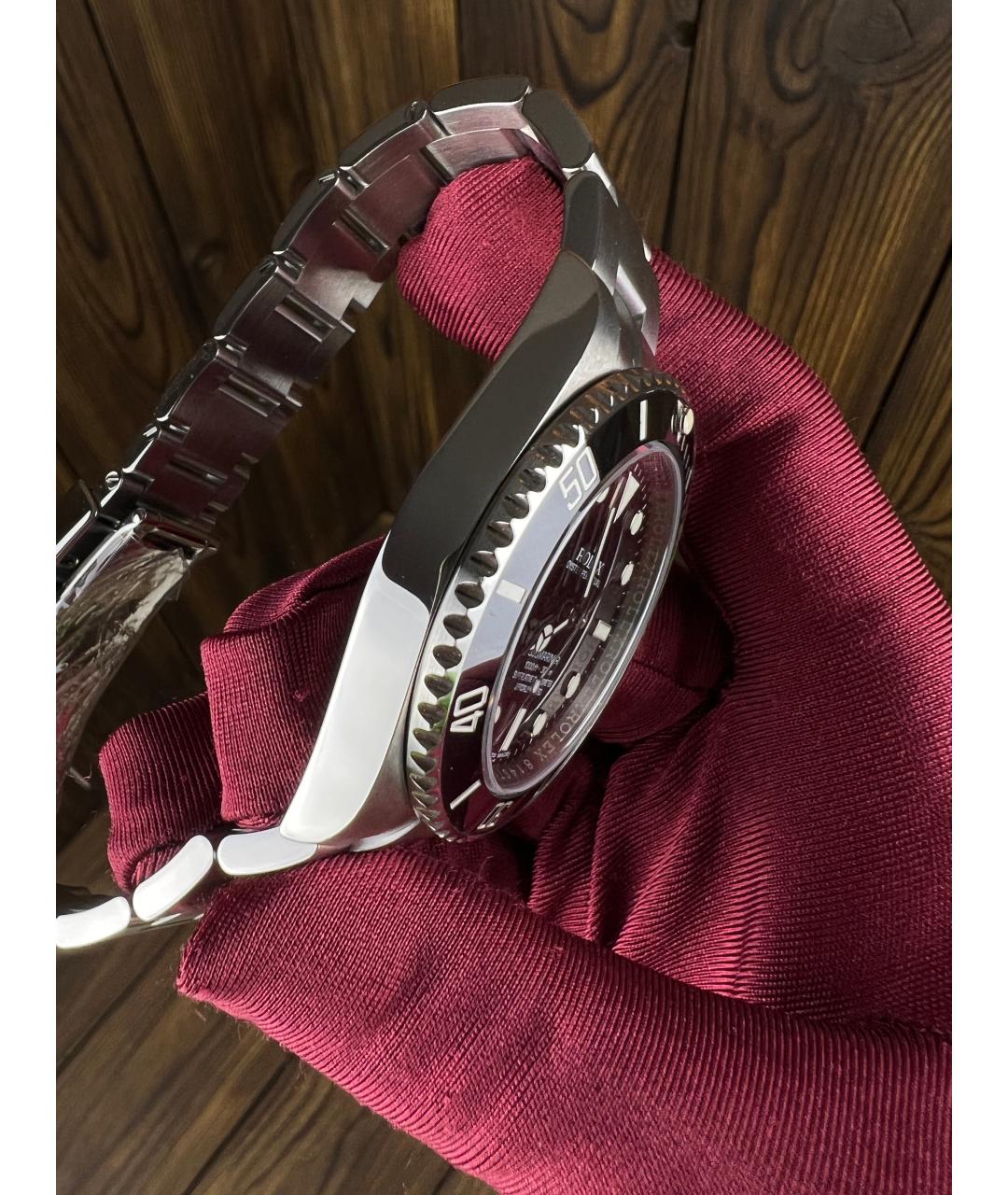ROLEX Черные часы, фото 5