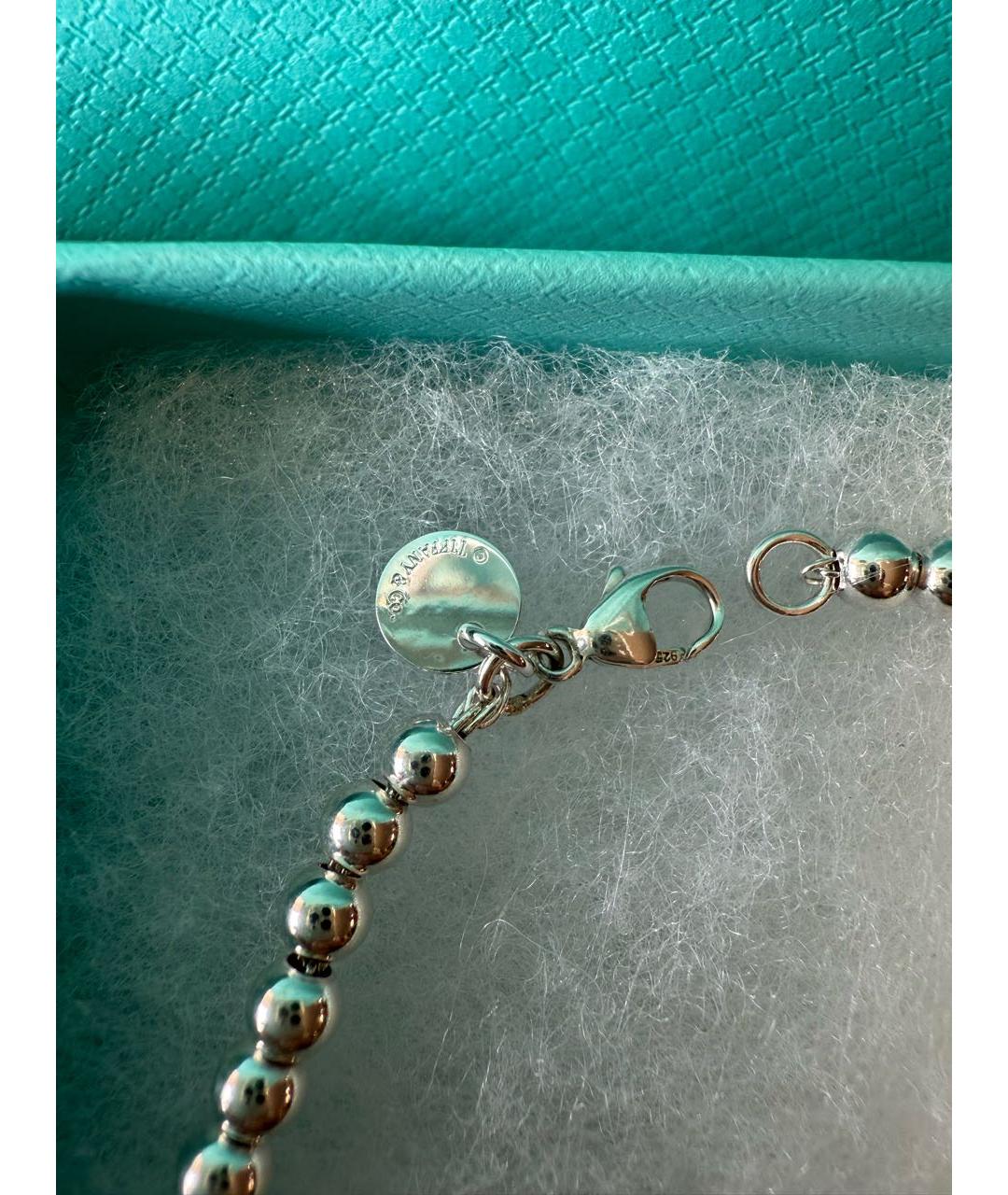TIFFANY&CO Бирюзовый серебряный браслет, фото 5