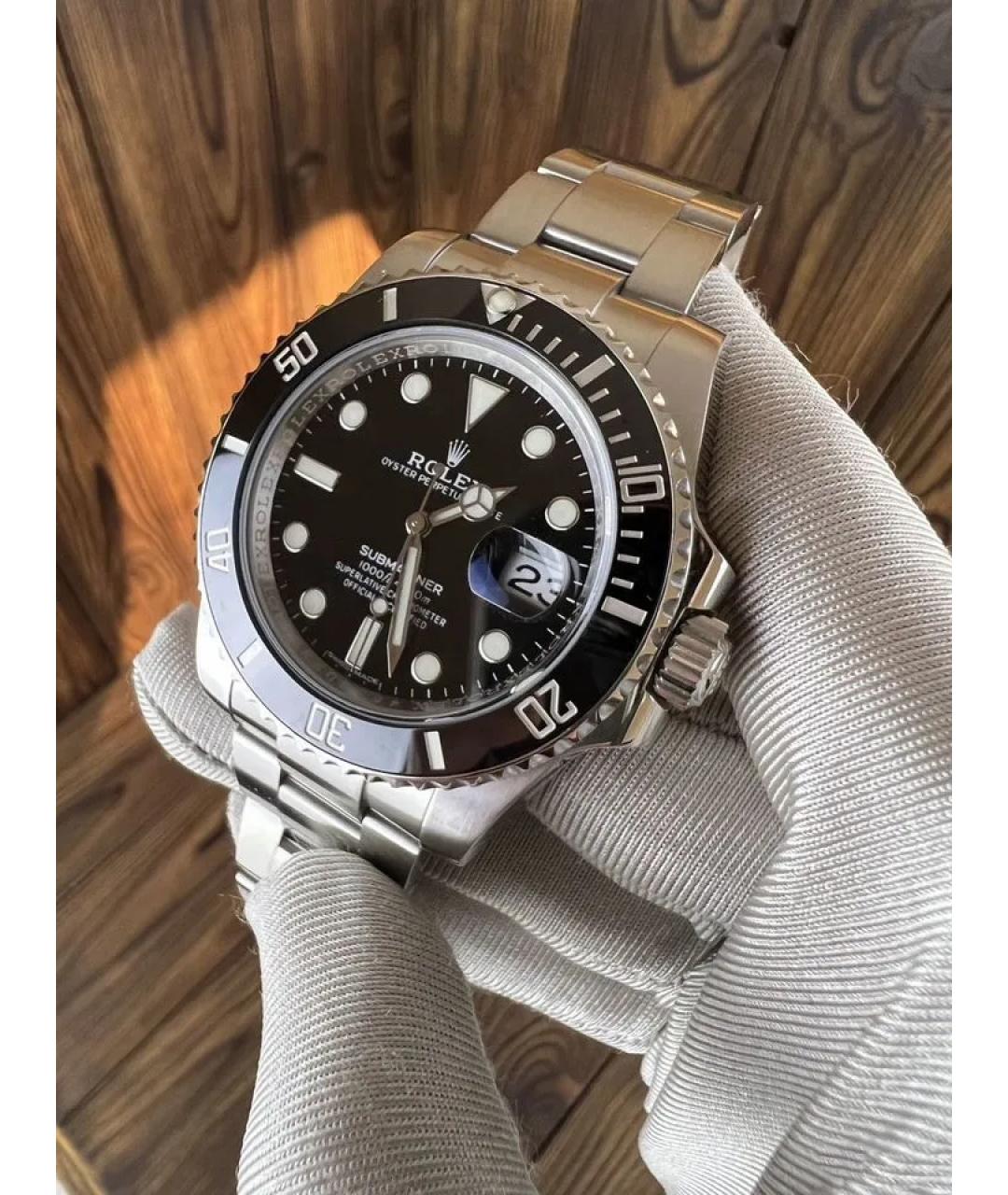 ROLEX Черные часы, фото 2
