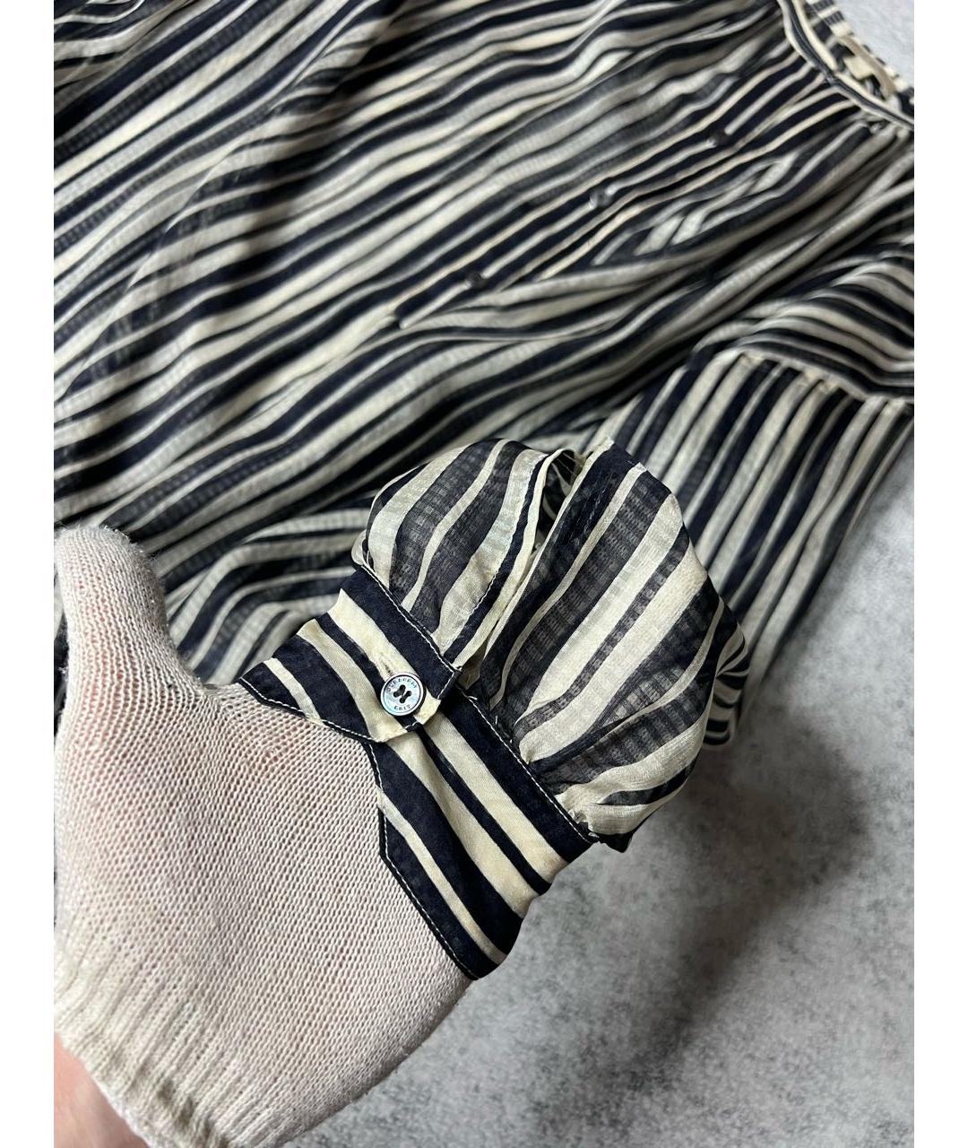 BURBERRY Мульти шелковая блузы, фото 7