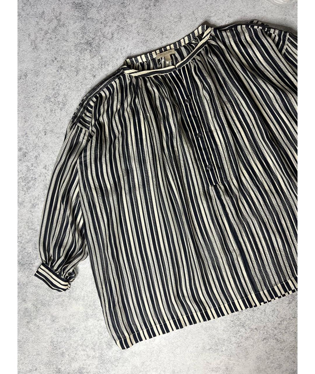 BURBERRY Мульти шелковая блузы, фото 3