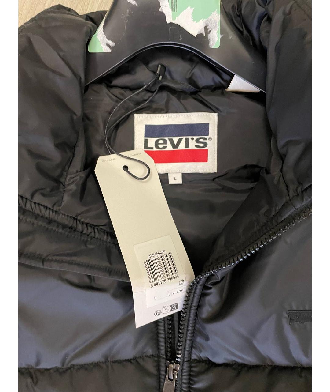 LEVI'S Черный полиэстеровый жилет, фото 3