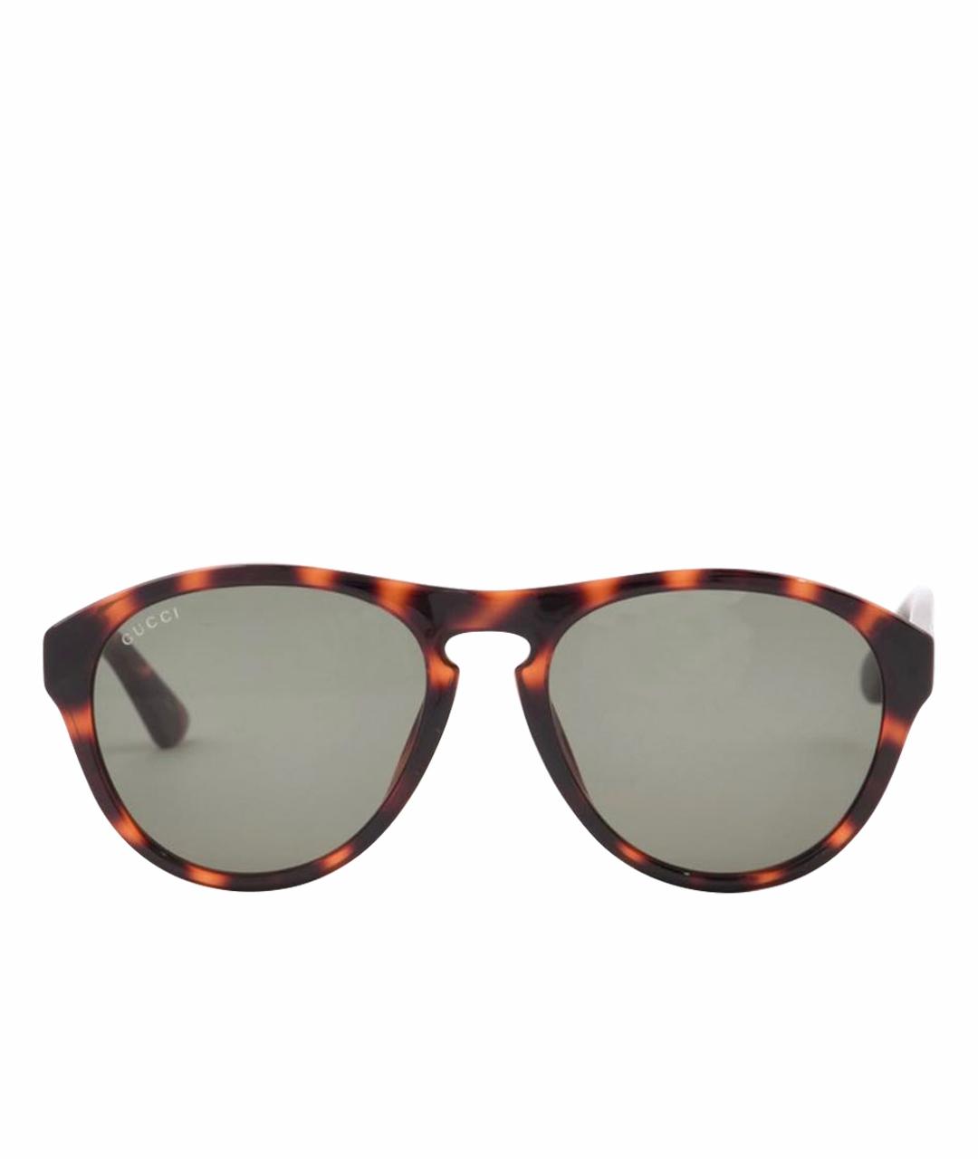 GUCCI Коричневые солнцезащитные очки, фото 1