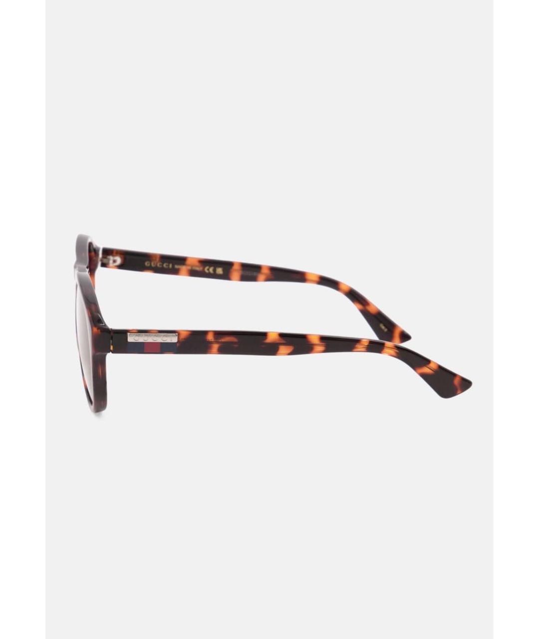 GUCCI Коричневые солнцезащитные очки, фото 2