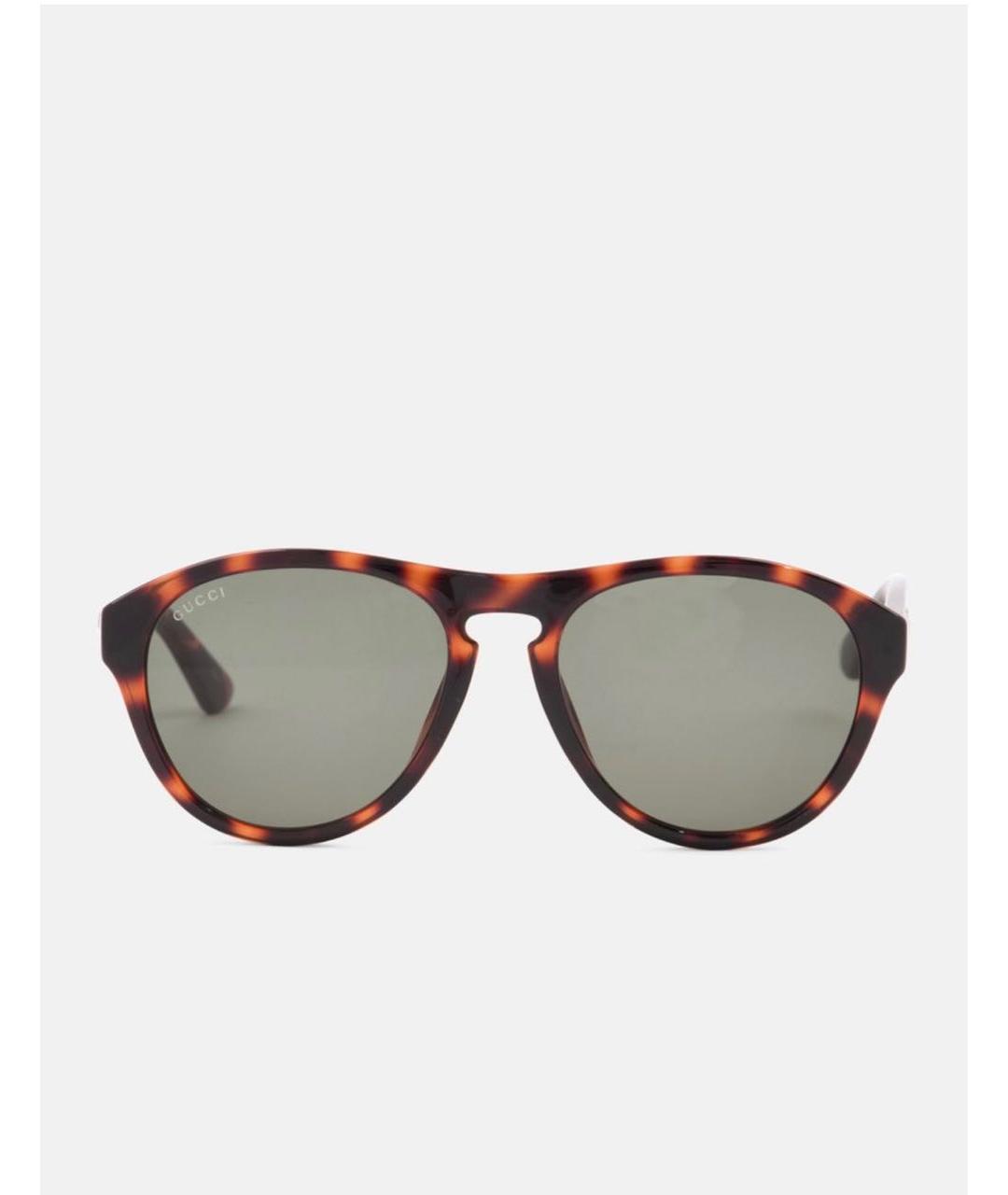 GUCCI Коричневые солнцезащитные очки, фото 5