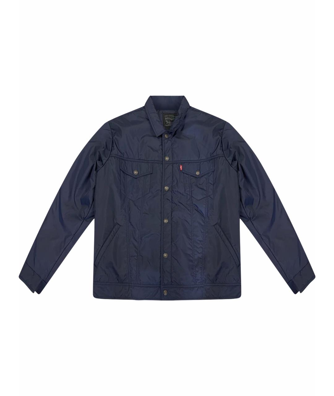 LEVI'S Темно-синяя полиэстеровая куртка, фото 1