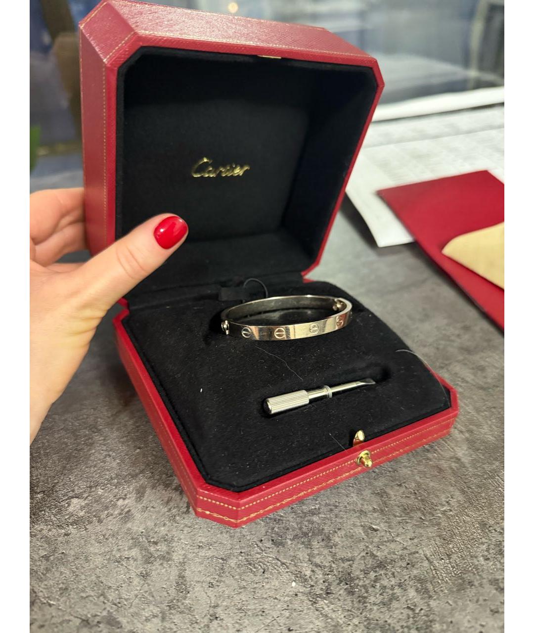 CARTIER Платиновый браслет, фото 3