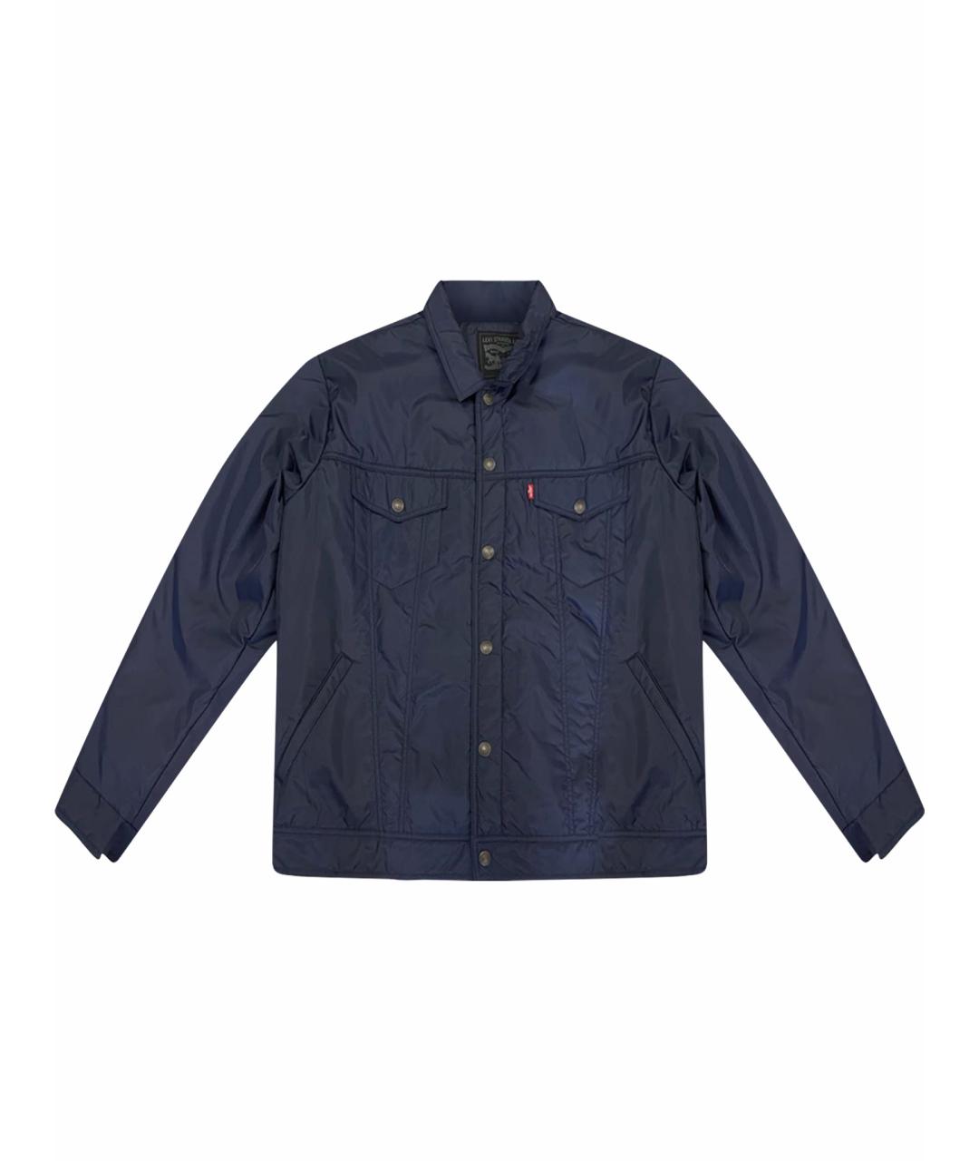 LEVI'S Темно-синяя полиэстеровая куртка, фото 1