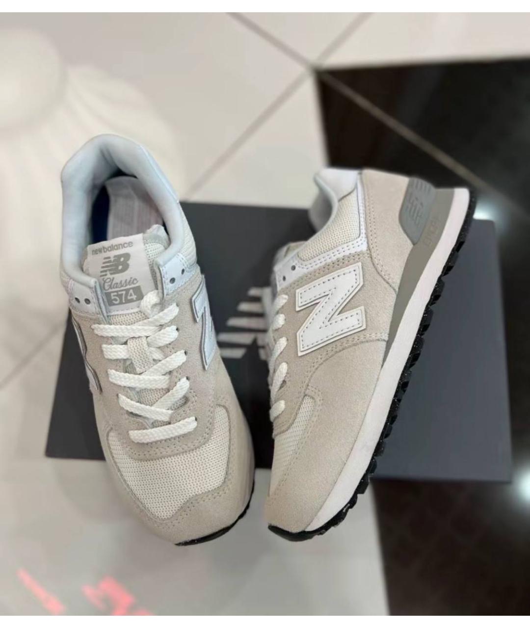 NEW BALANCE Белые кроссовки, фото 4